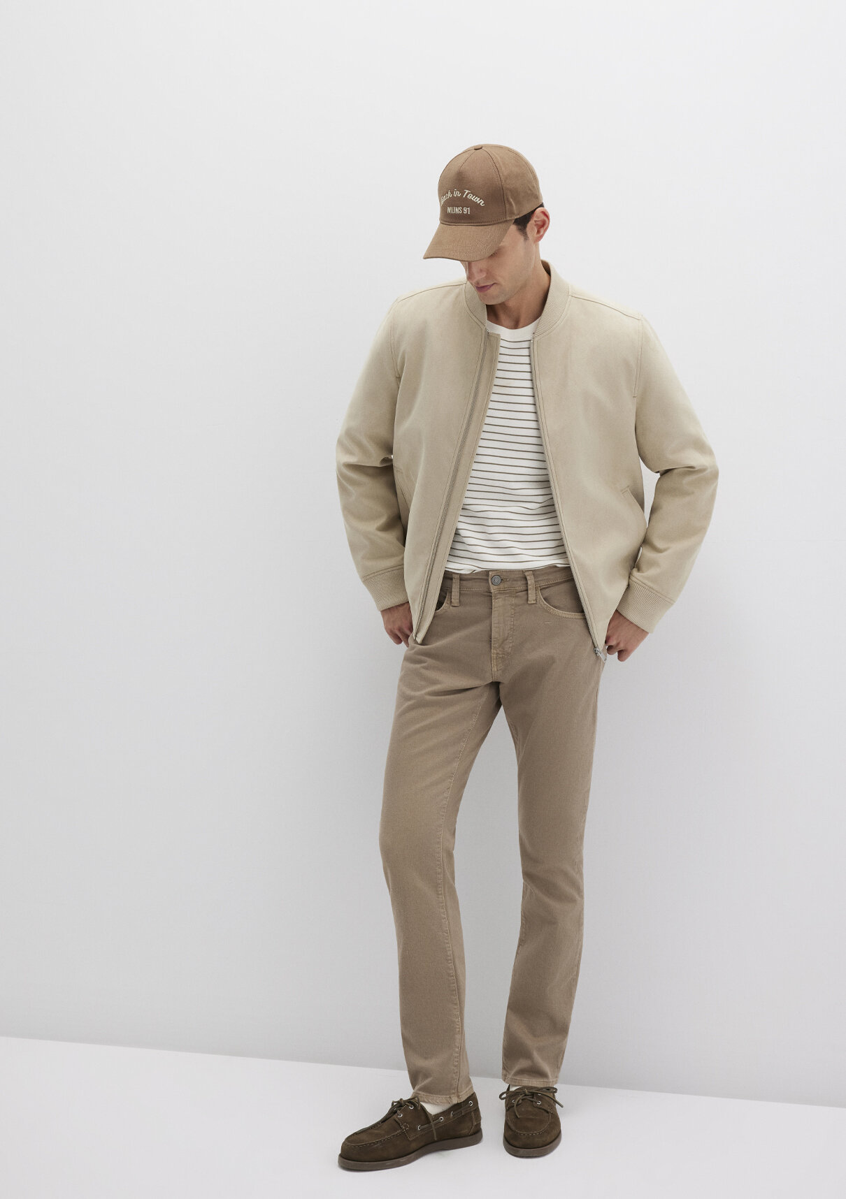Mavi Jake Koyu Bej Comfort Gabardin Pantolon görsel 2