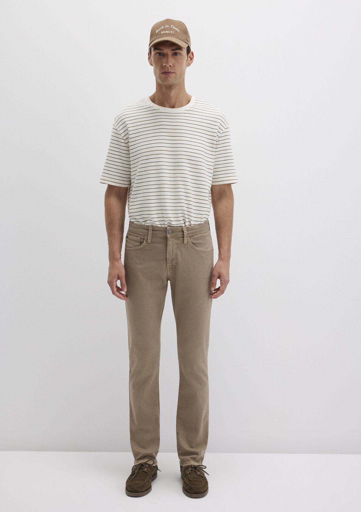 Mavi Jake Koyu Bej Comfort Gabardin Pantolon görsel 3