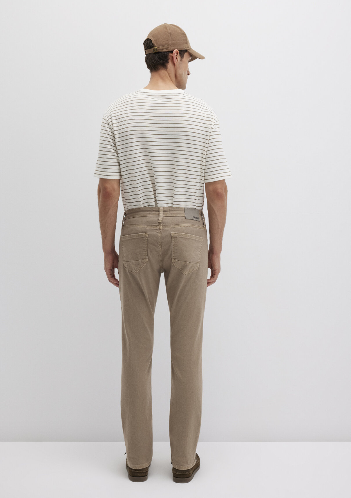 Mavi Jake Koyu Bej Comfort Gabardin Pantolon görsel 4