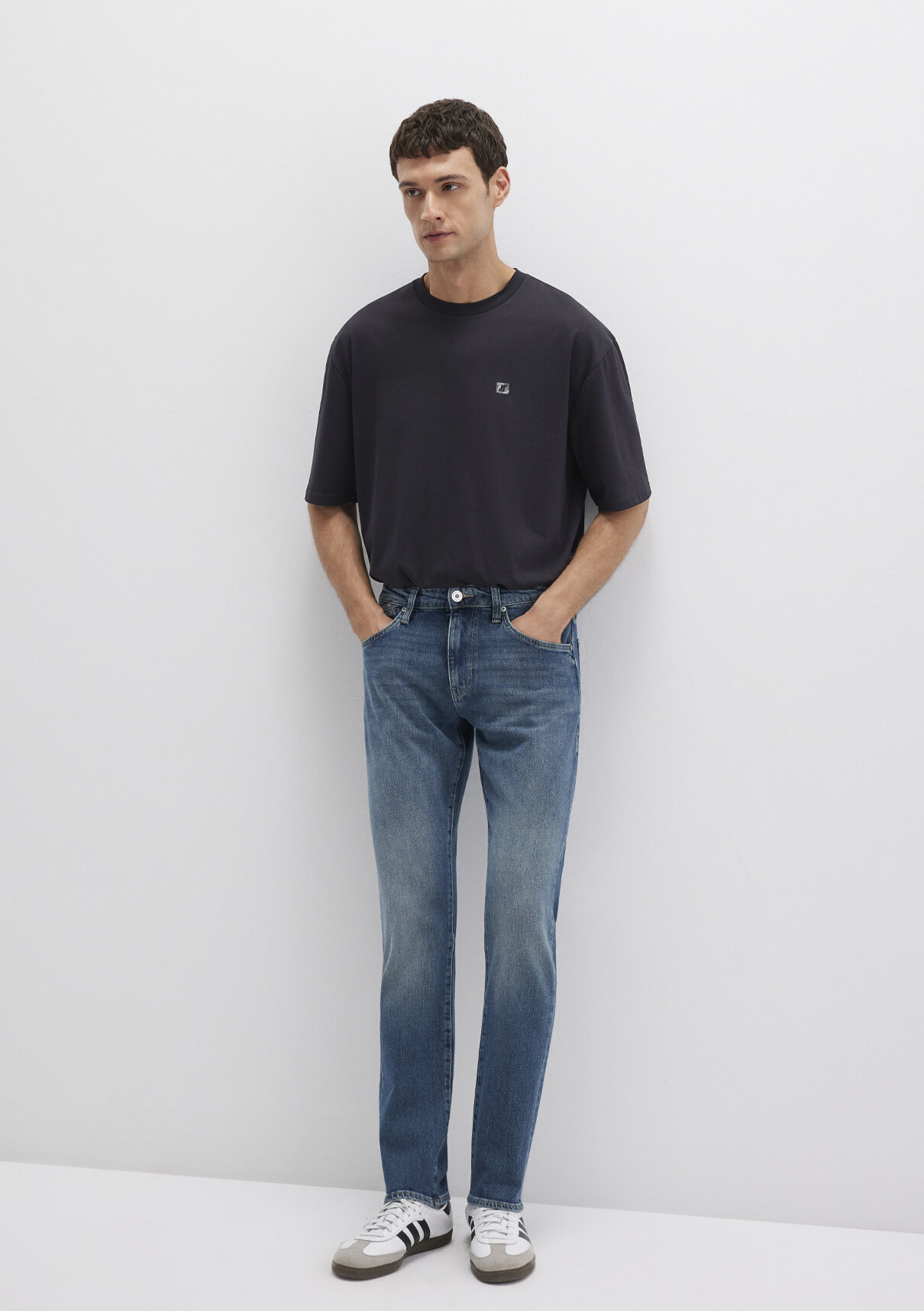 Mavi Pro Indigo Puslu Comfort Jean Pantolon görsel 4