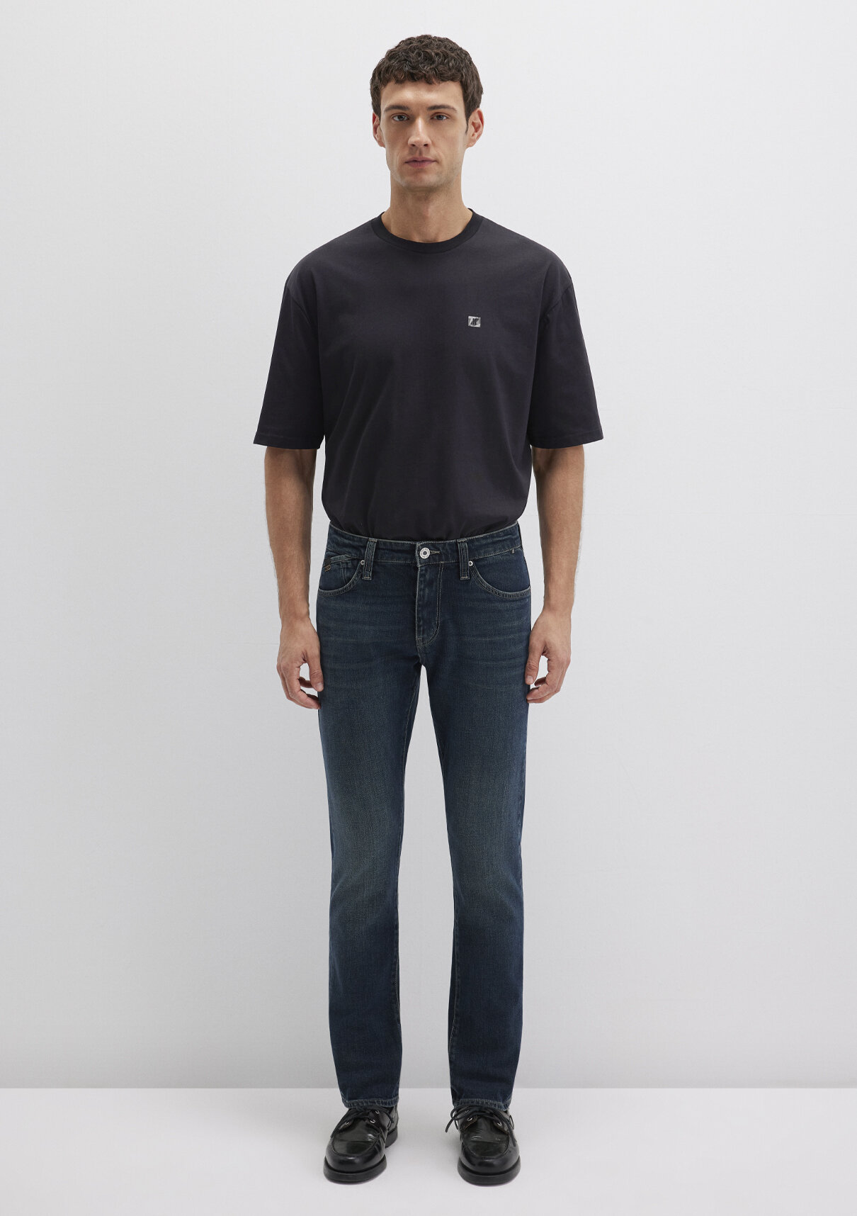 Mavi Pro Koyu Puslu Comfort Jean Pantolon görsel 3