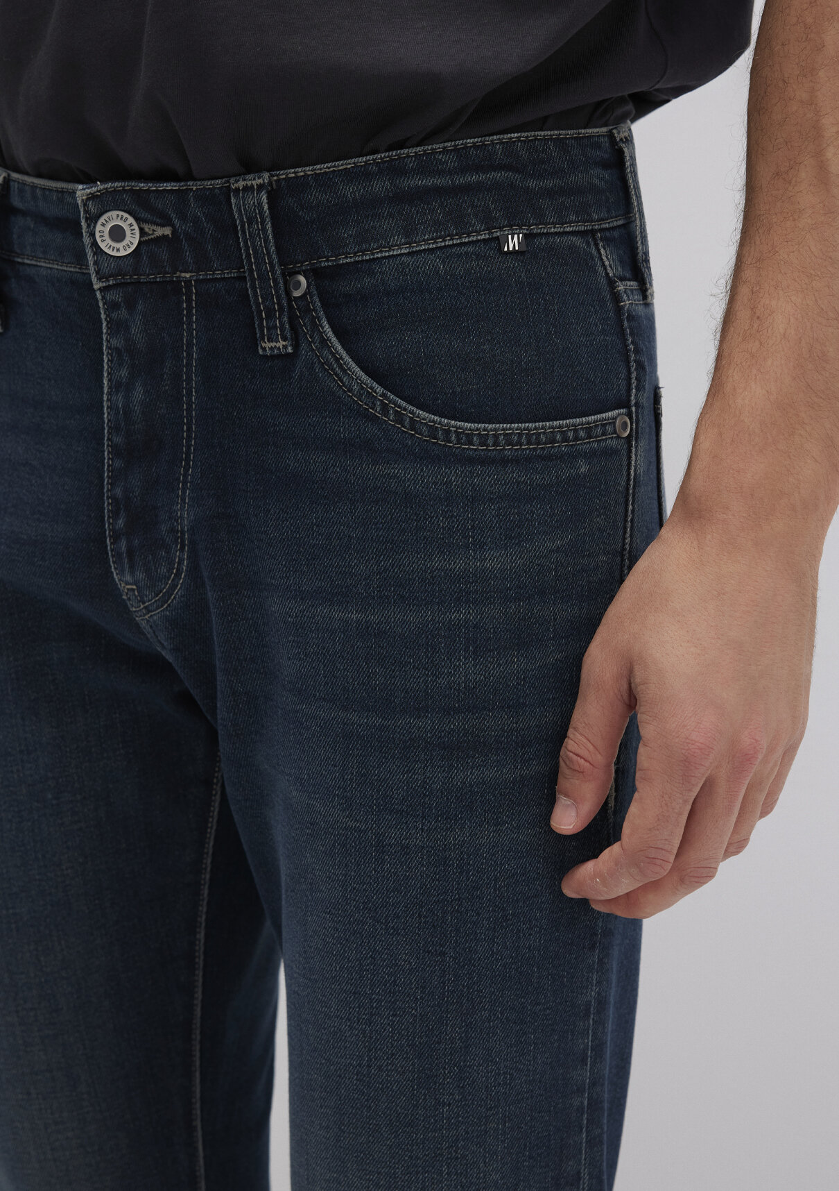 Mavi Pro Koyu Puslu Comfort Jean Pantolon görsel 5