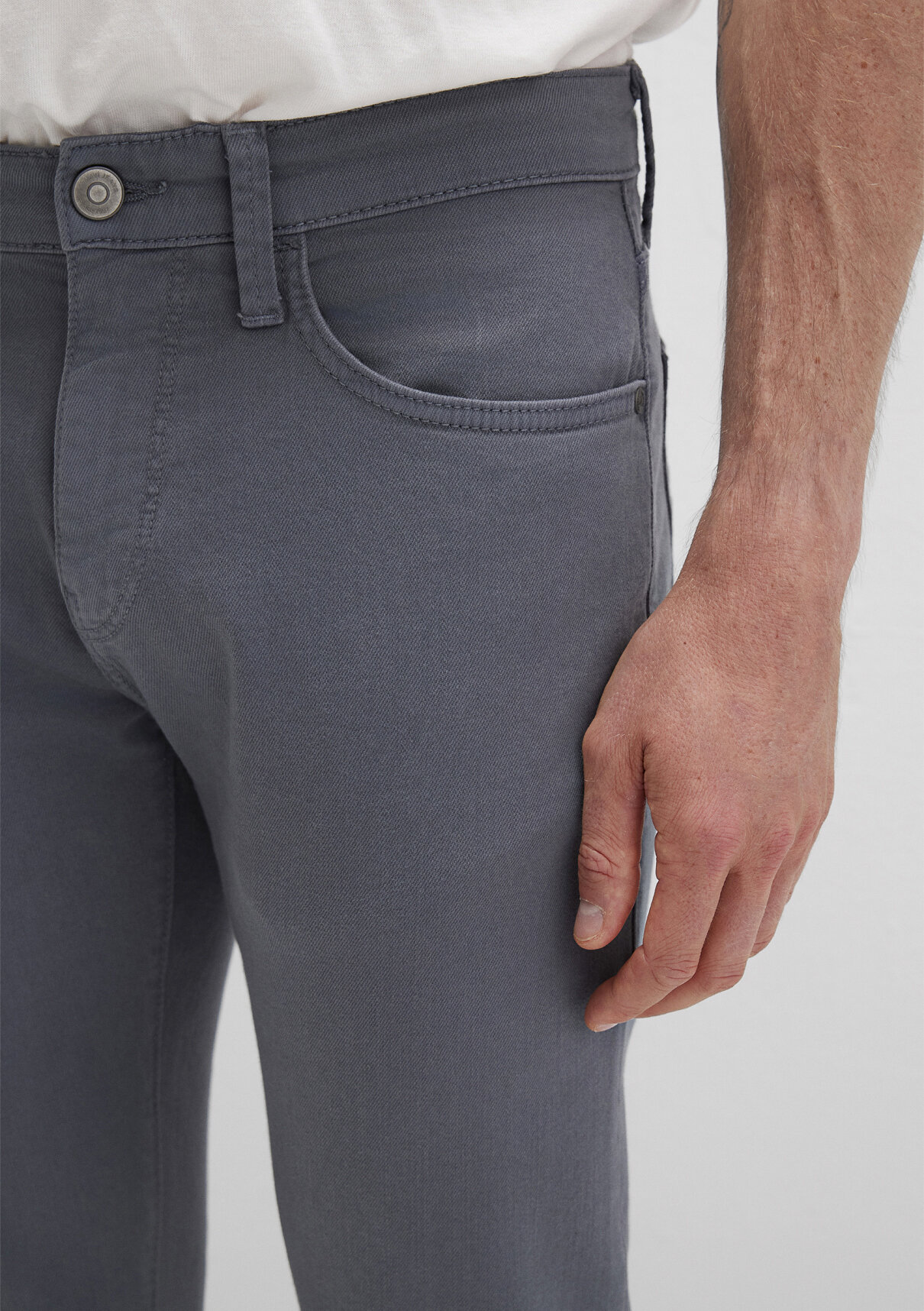 Mavi Jake Sisli Mavi Comfort Gabardin Pantolon görsel 5