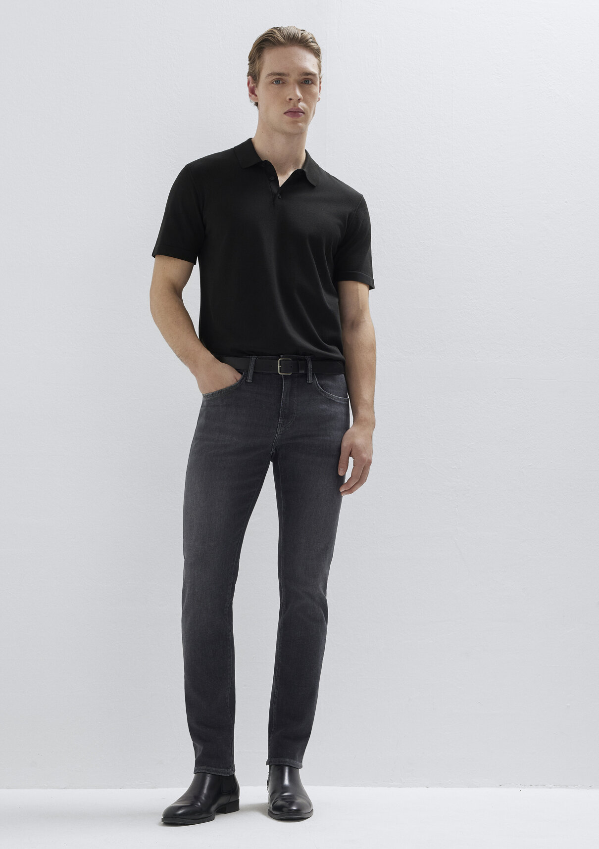 Mavi Lux Black Antrasit Jean Pantolon görsel 2