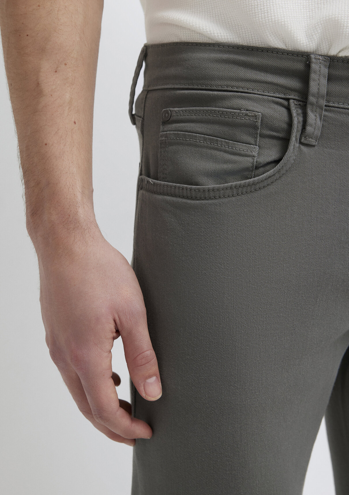 Mavi Jake Puslu Yeşil Comfort Gabardin Pantolon görsel 7
