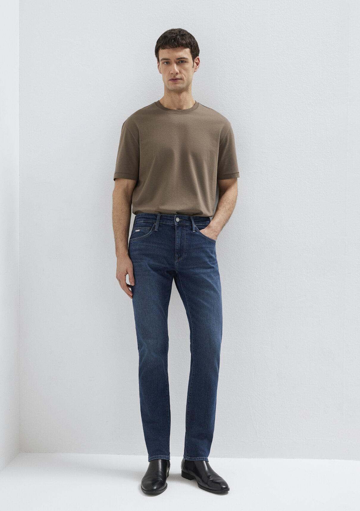 Mavi Edition Puslu Koyu Mavi Jean Pantolon görsel 3