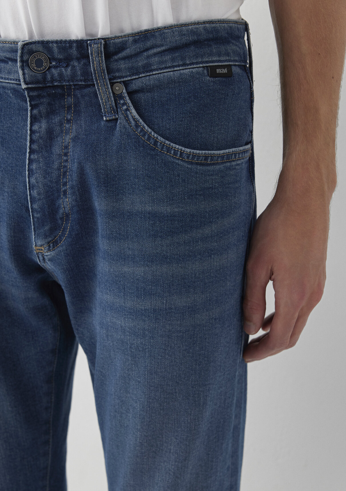 Mavi Premium Blue Puslu Indigo Mavisi Jean Pantolon görsel 6
