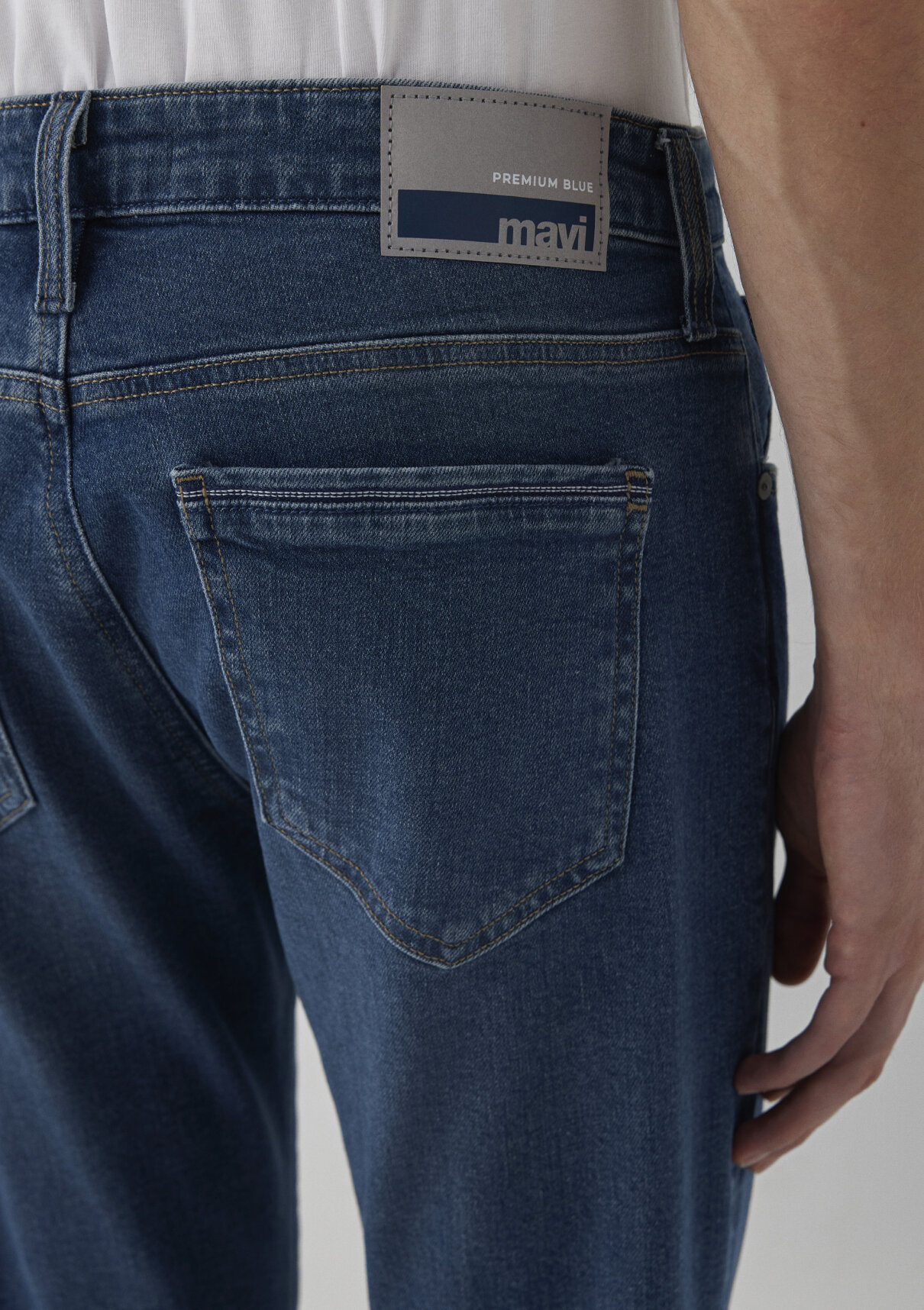 Mavi Premium Blue Puslu Indigo Mavisi Jean Pantolon görsel 8