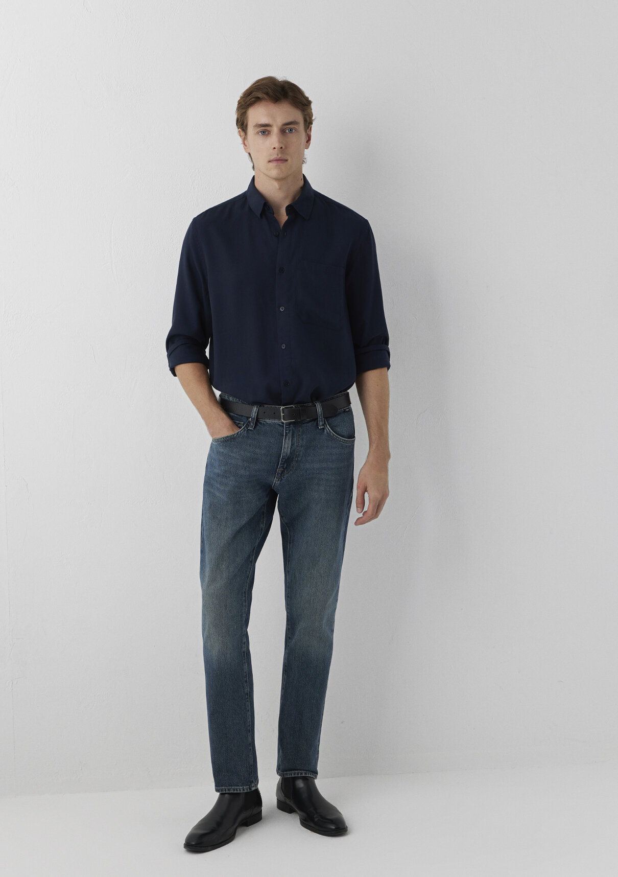 Mavi Edition Gölgeli Indigo Mavisi Jean Pantolon