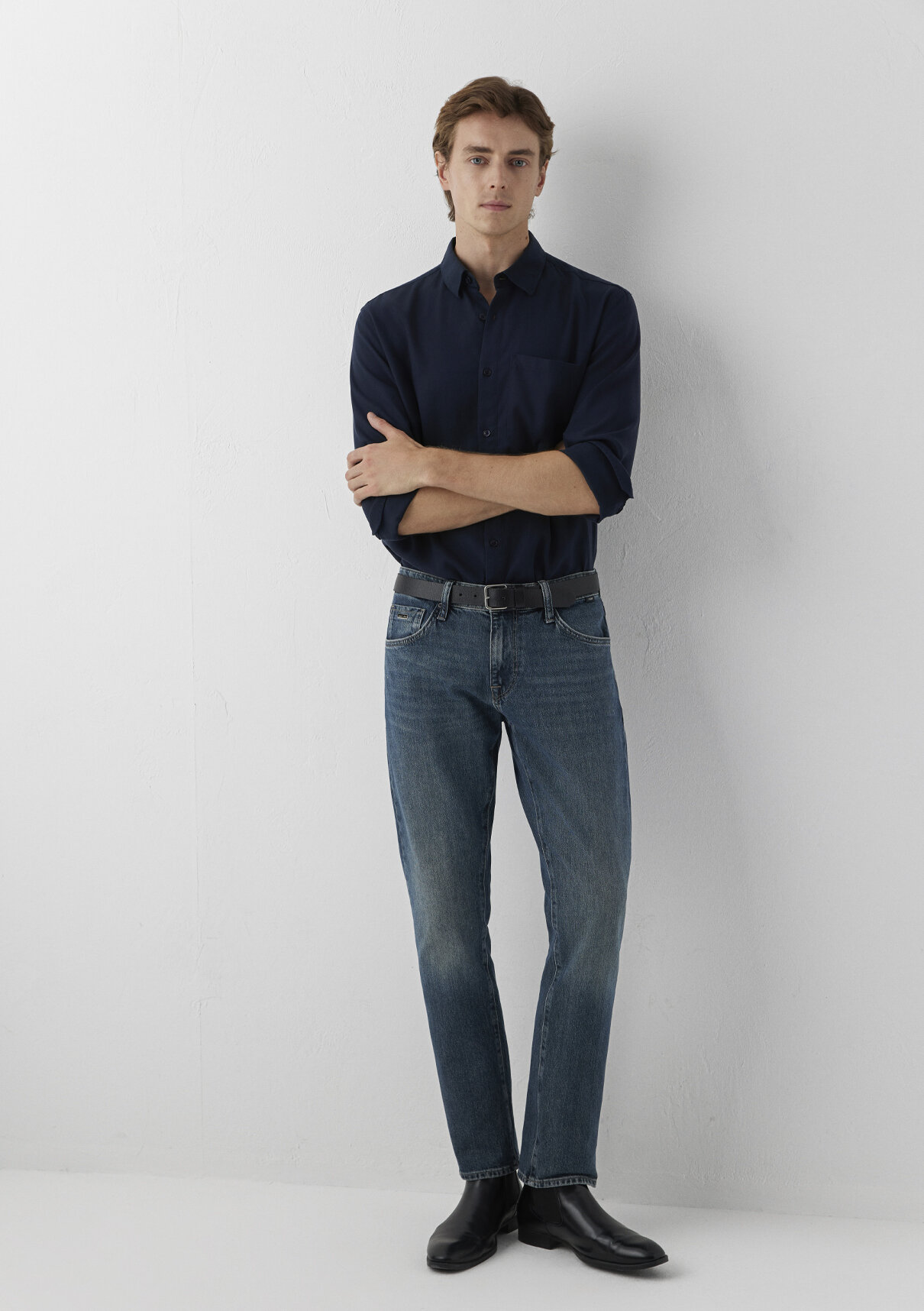 Mavi Edition Gölgeli Indigo Mavisi Jean Pantolon görsel 2