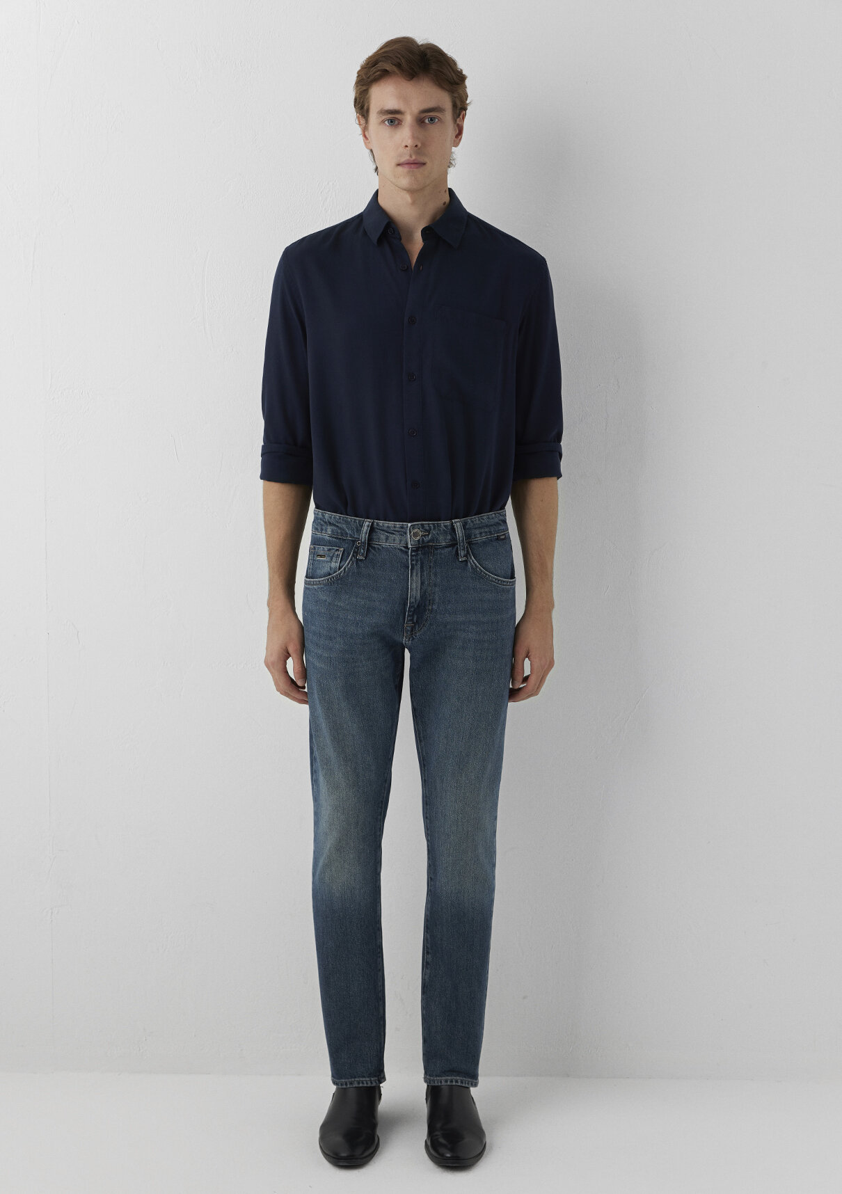 Mavi Edition Gölgeli Indigo Mavisi Jean Pantolon görsel 3