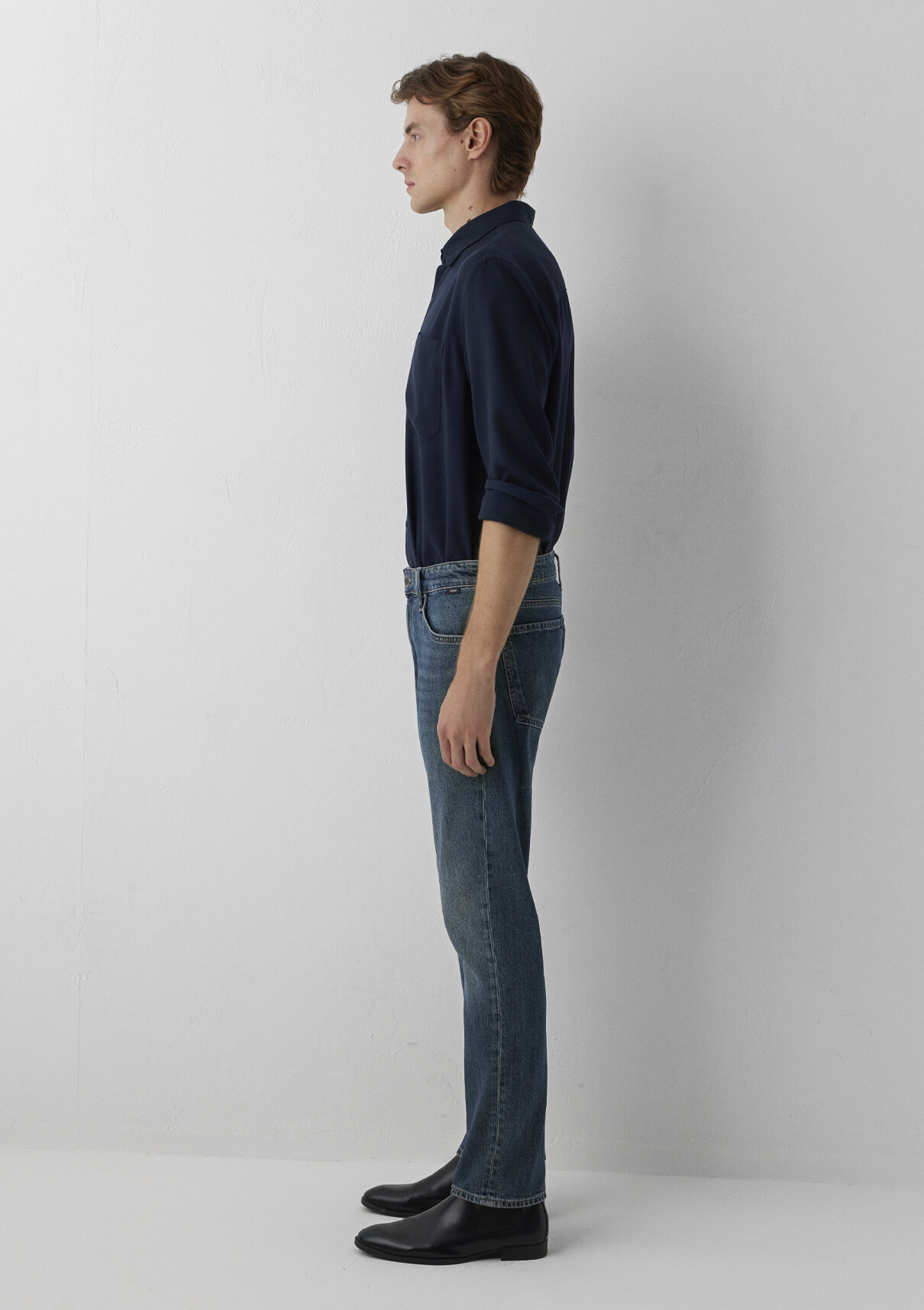 Mavi Edition Gölgeli Indigo Mavisi Jean Pantolon görsel 4