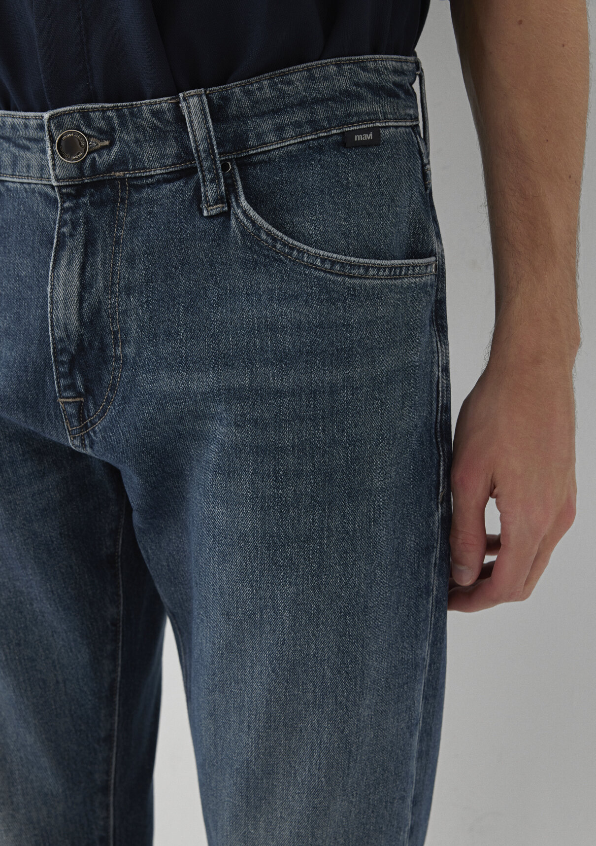 Mavi Edition Gölgeli Indigo Mavisi Jean Pantolon görsel 6