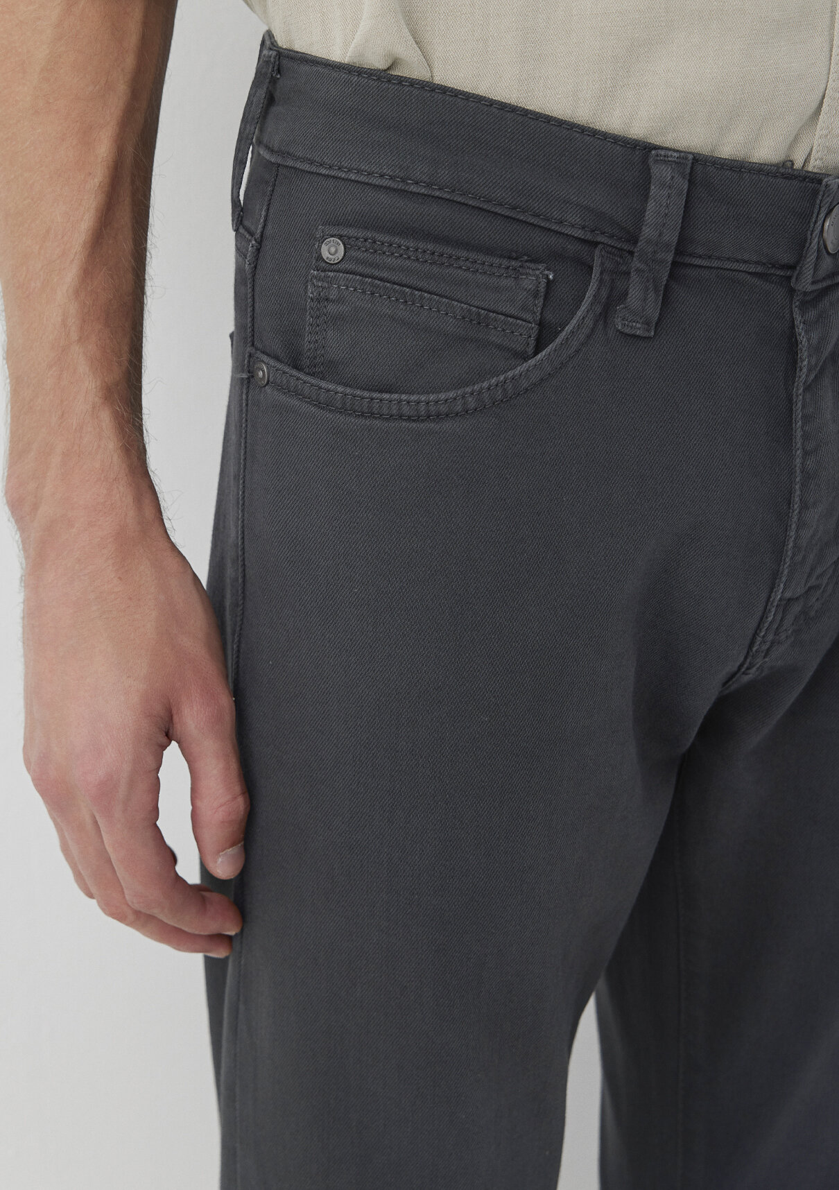 Mavi Jake Antrasit Comfort Gabardin Pantolon görsel 7