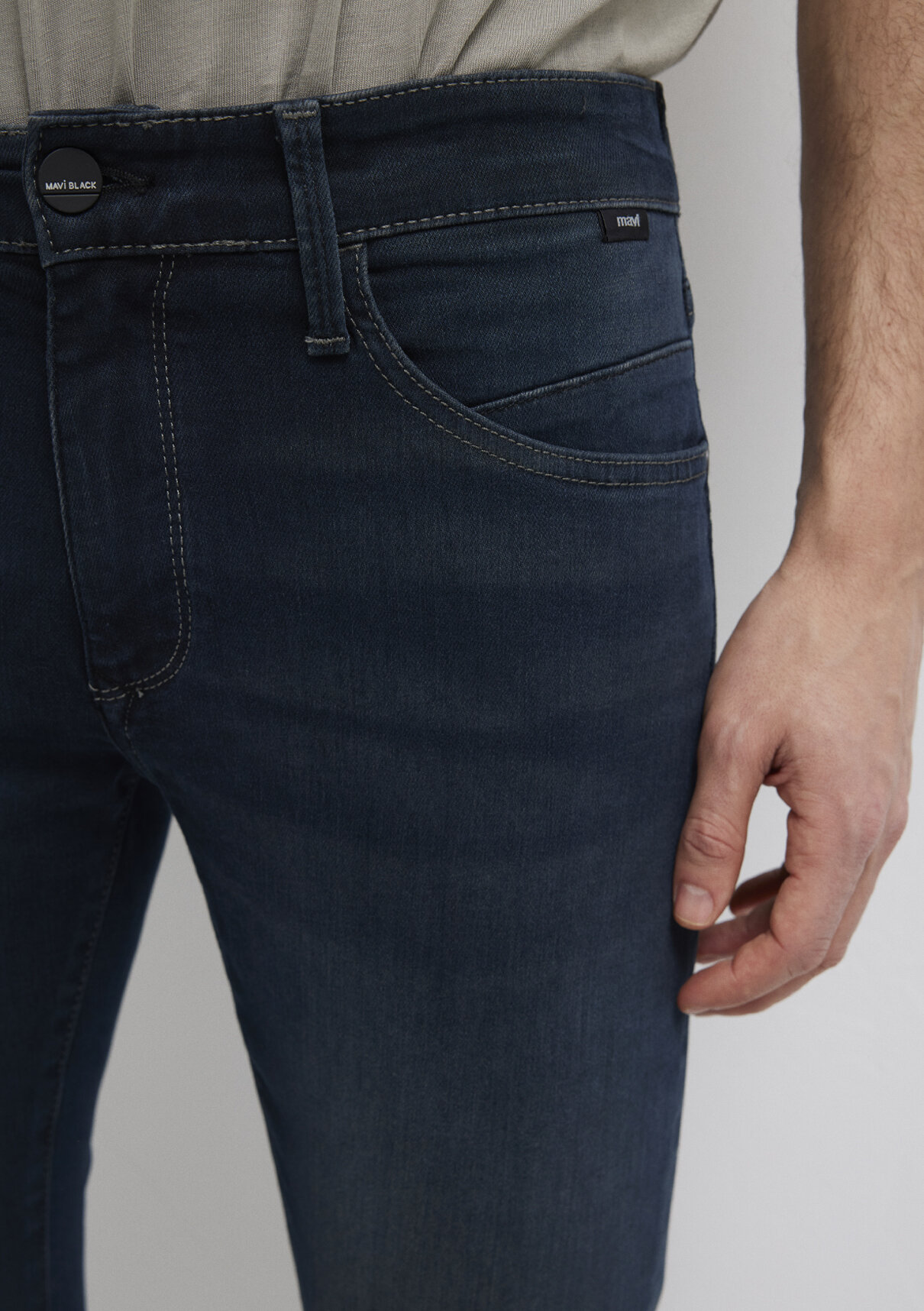 Mavi Black Puslu Mürekkep Mavi Jean Pantolon görsel 6
