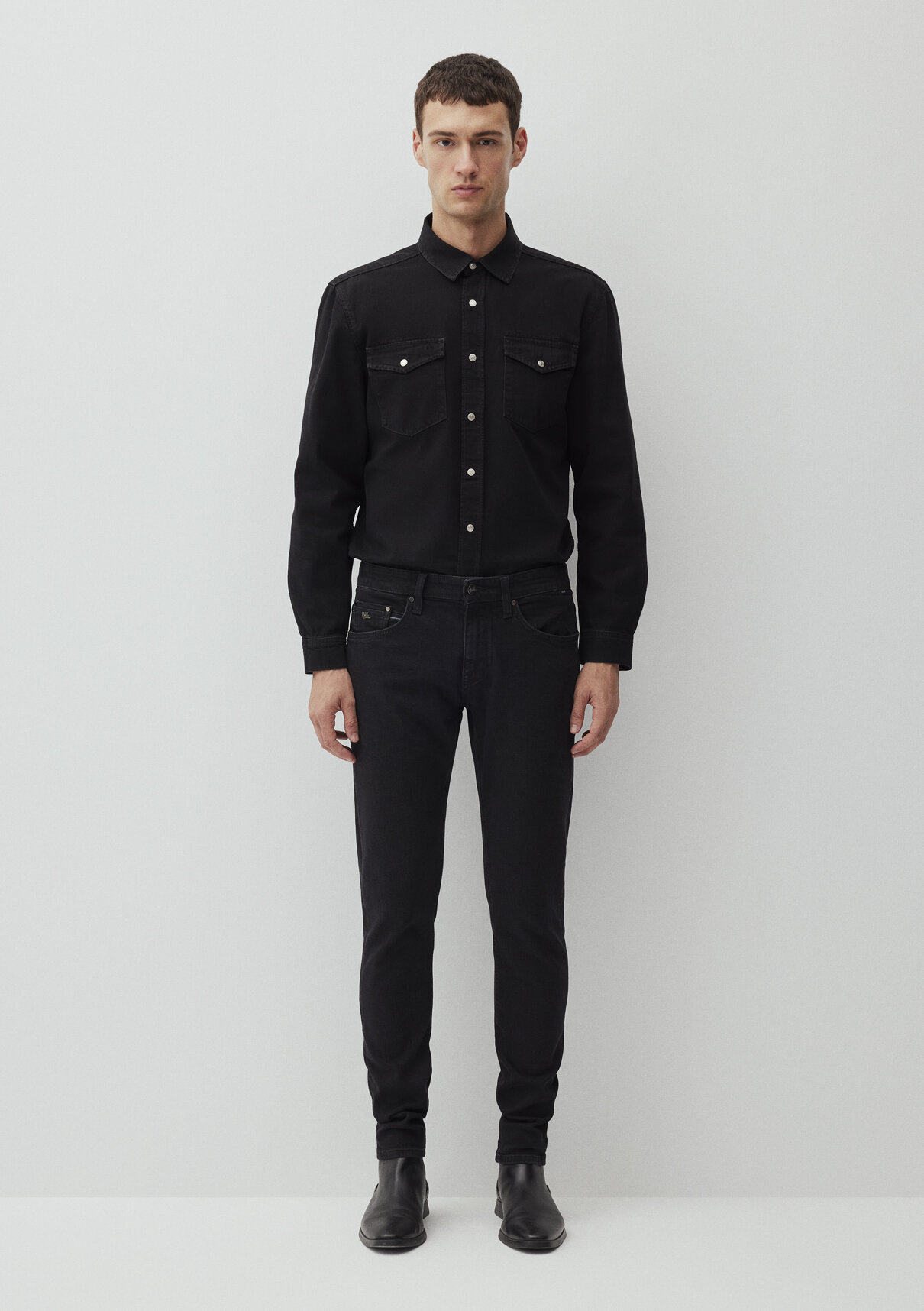 Mavi Lux Black Antrasit Jean Pantolon görsel 3