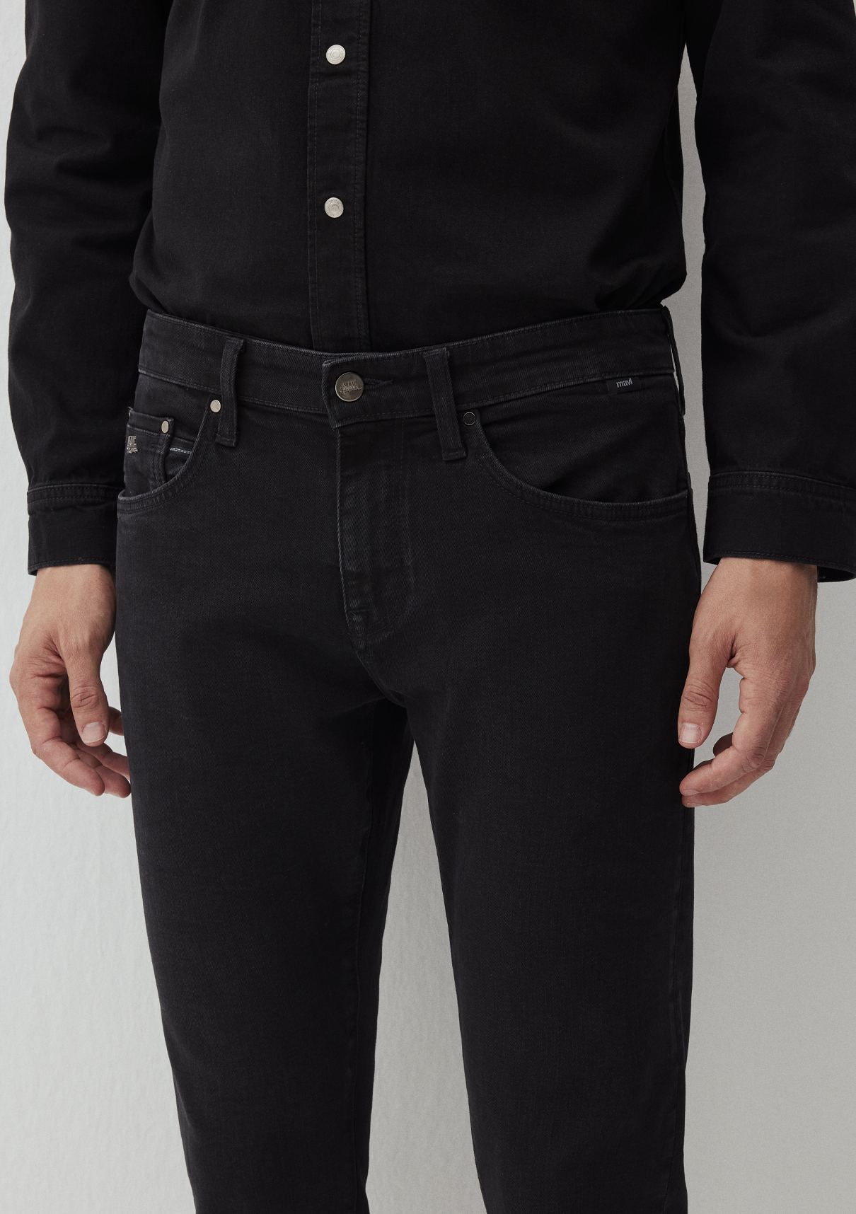 Mavi Lux Black Antrasit Jean Pantolon görsel 8