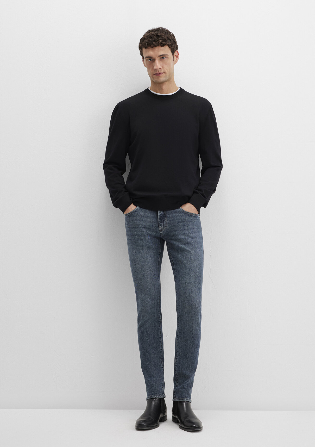 Mavi Black Puslu Koyu Mavi Jean Pantolon