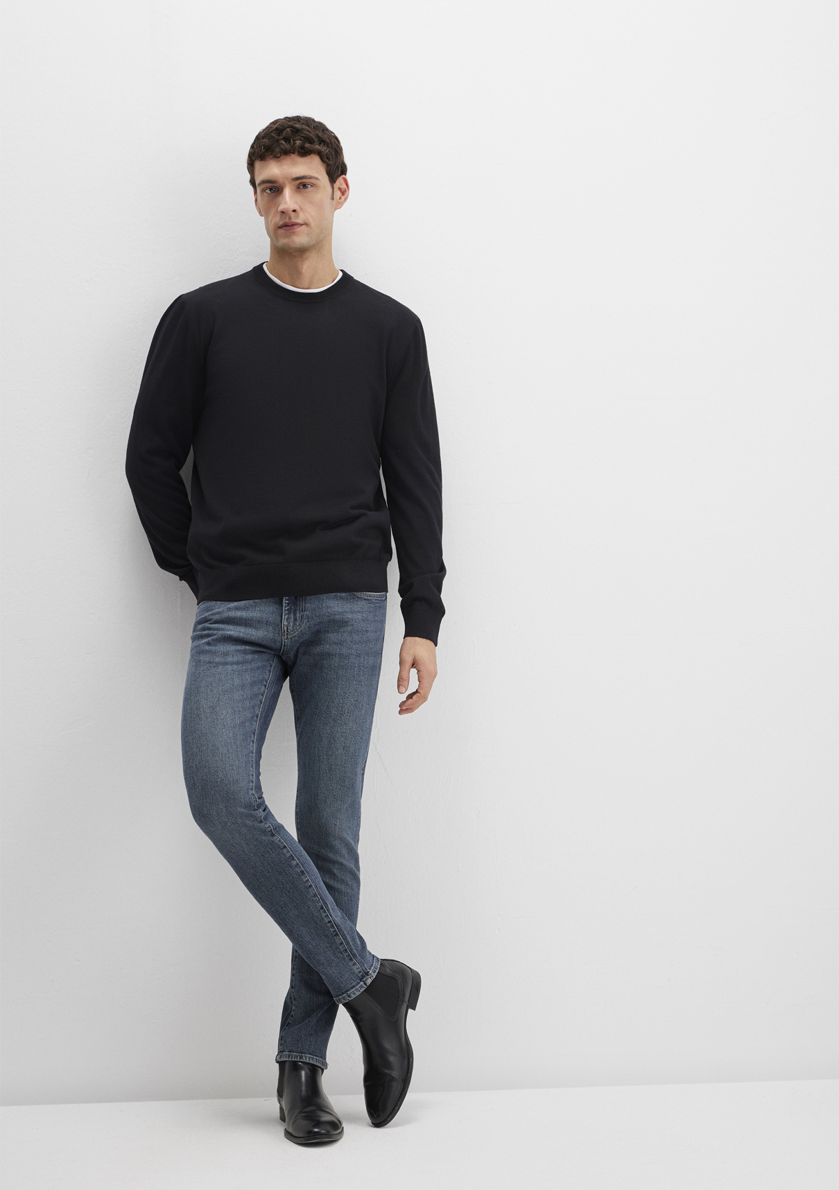 Mavi Black Puslu Koyu Mavi Jean Pantolon görsel 2