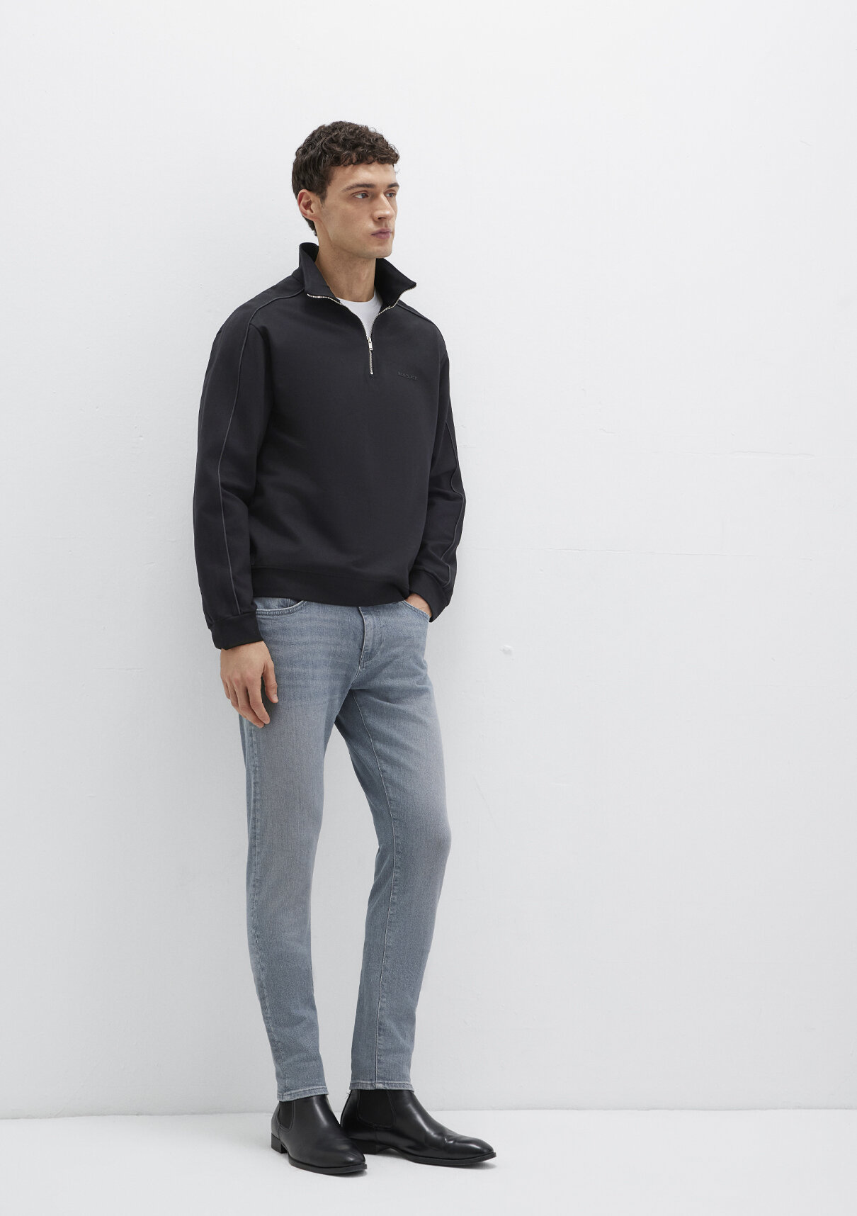 Mavi Lux Black Gri Mavi Smoke Jean Pantolon görsel 2