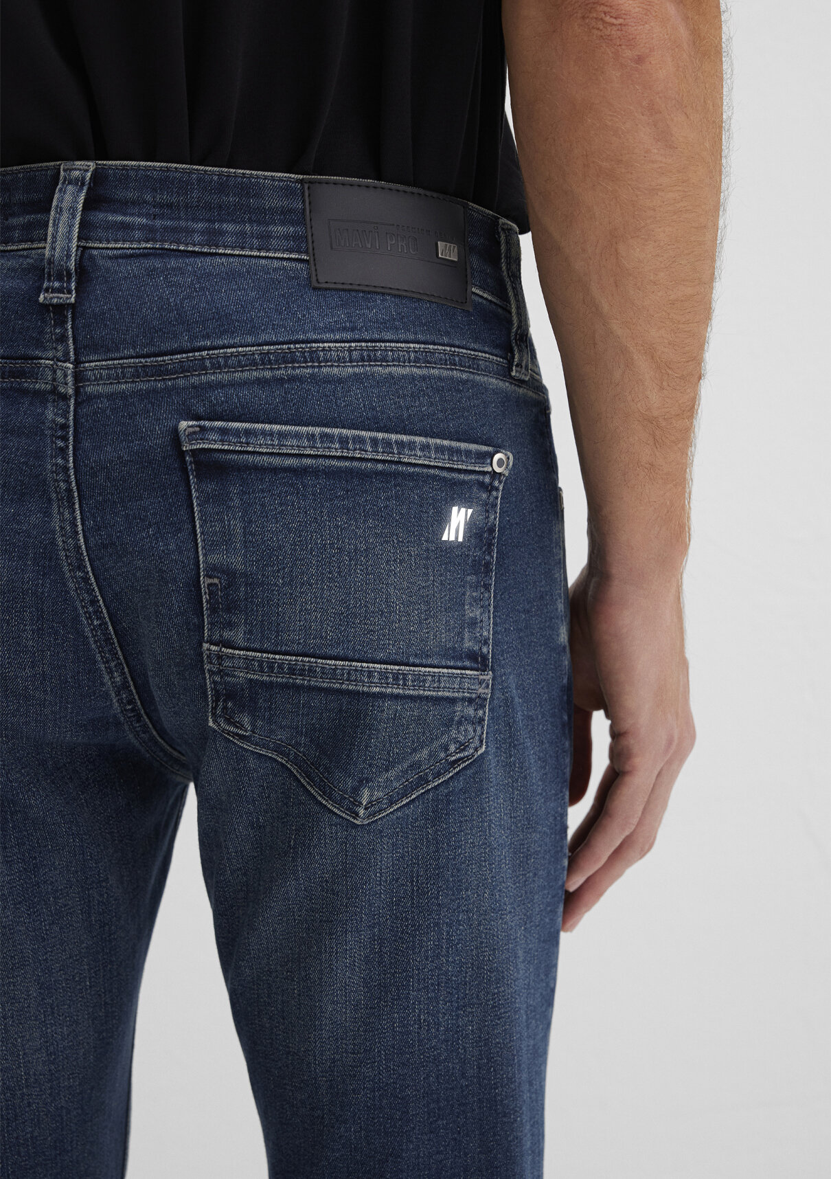 Mavi Pro Puslu Indigo Mavisi Jean Pantolon görsel 7