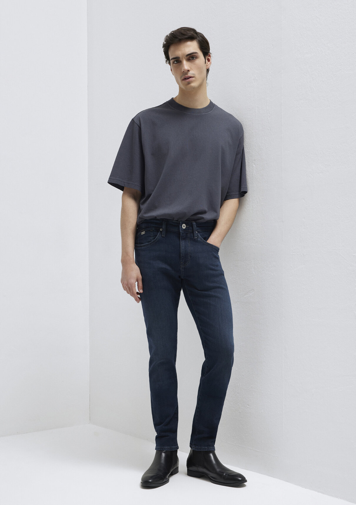 Mavi Pro Puslu Gece Mavisi Jean Pantolon