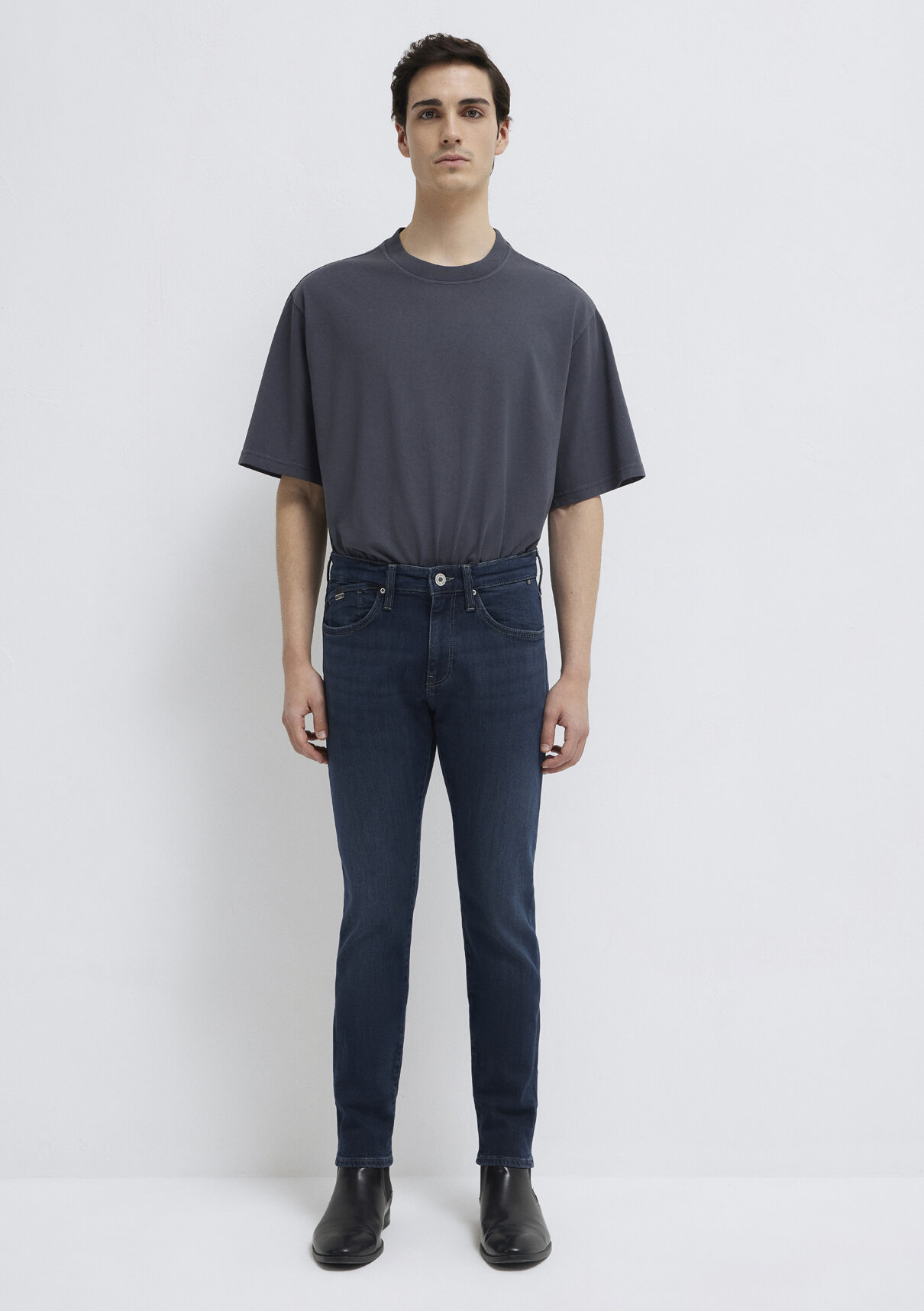 Mavi Pro Puslu Gece Mavisi Jean Pantolon görsel 3