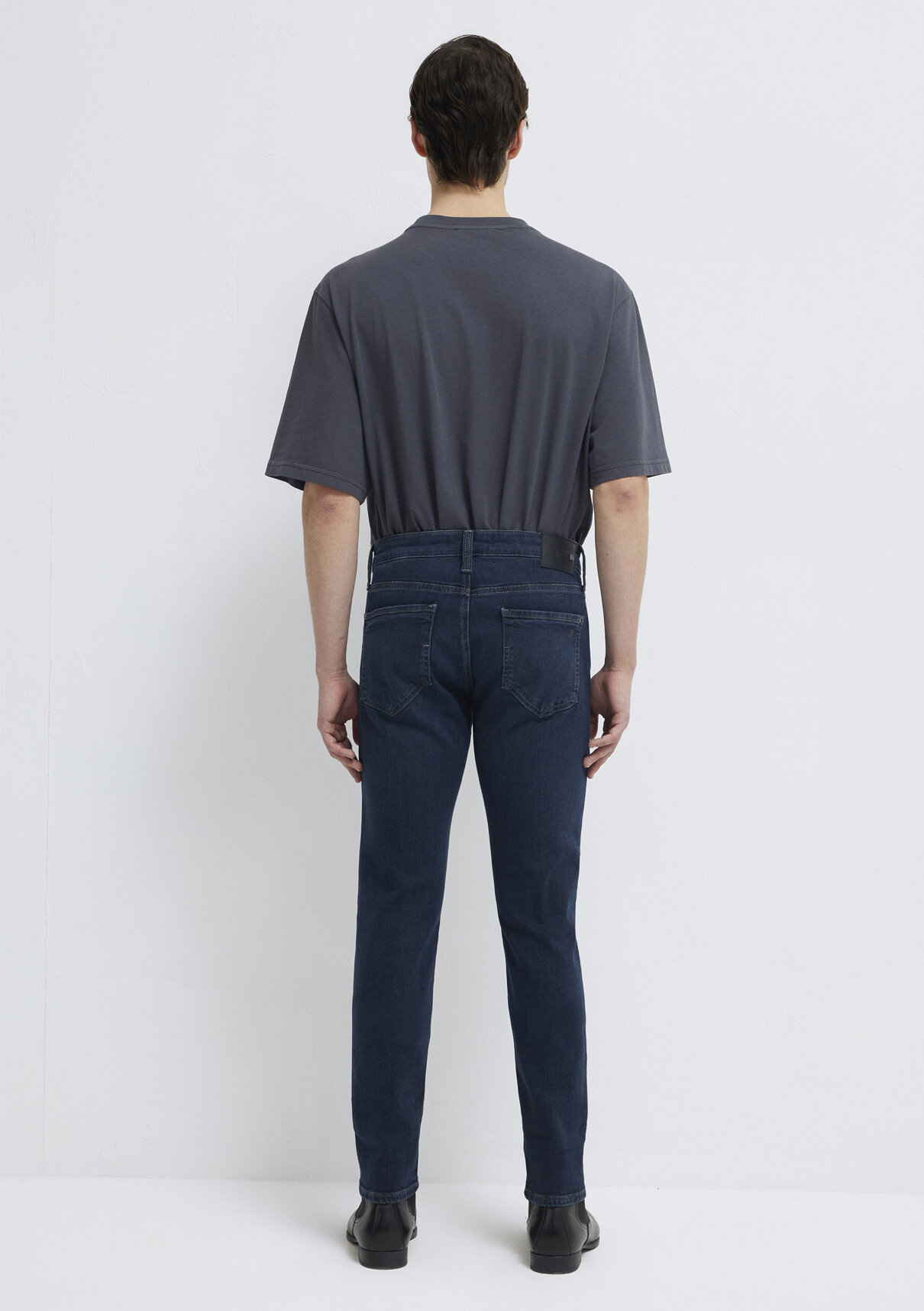 Mavi Pro Puslu Gece Mavisi Jean Pantolon görsel 5