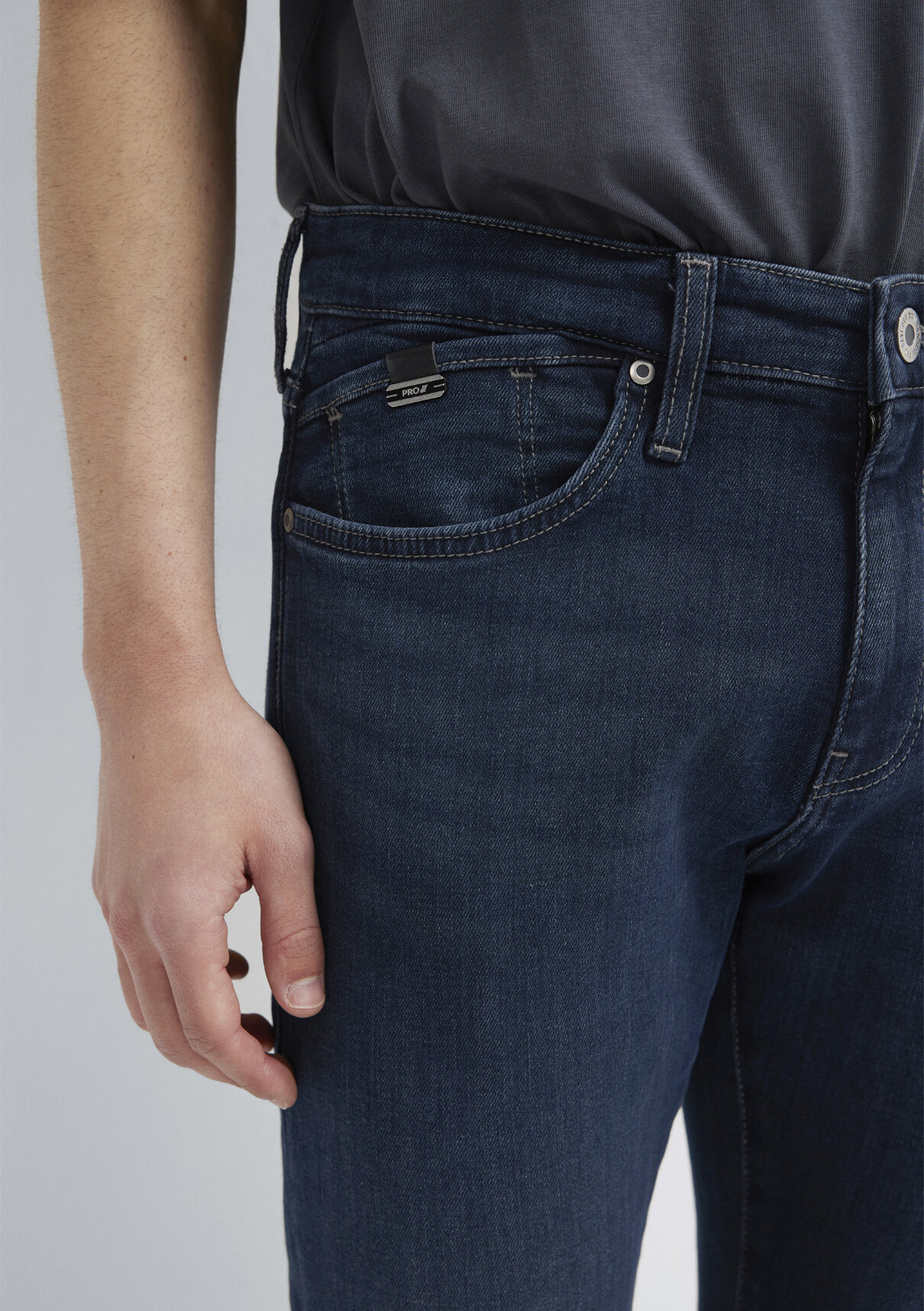 Mavi Pro Puslu Gece Mavisi Jean Pantolon görsel 7