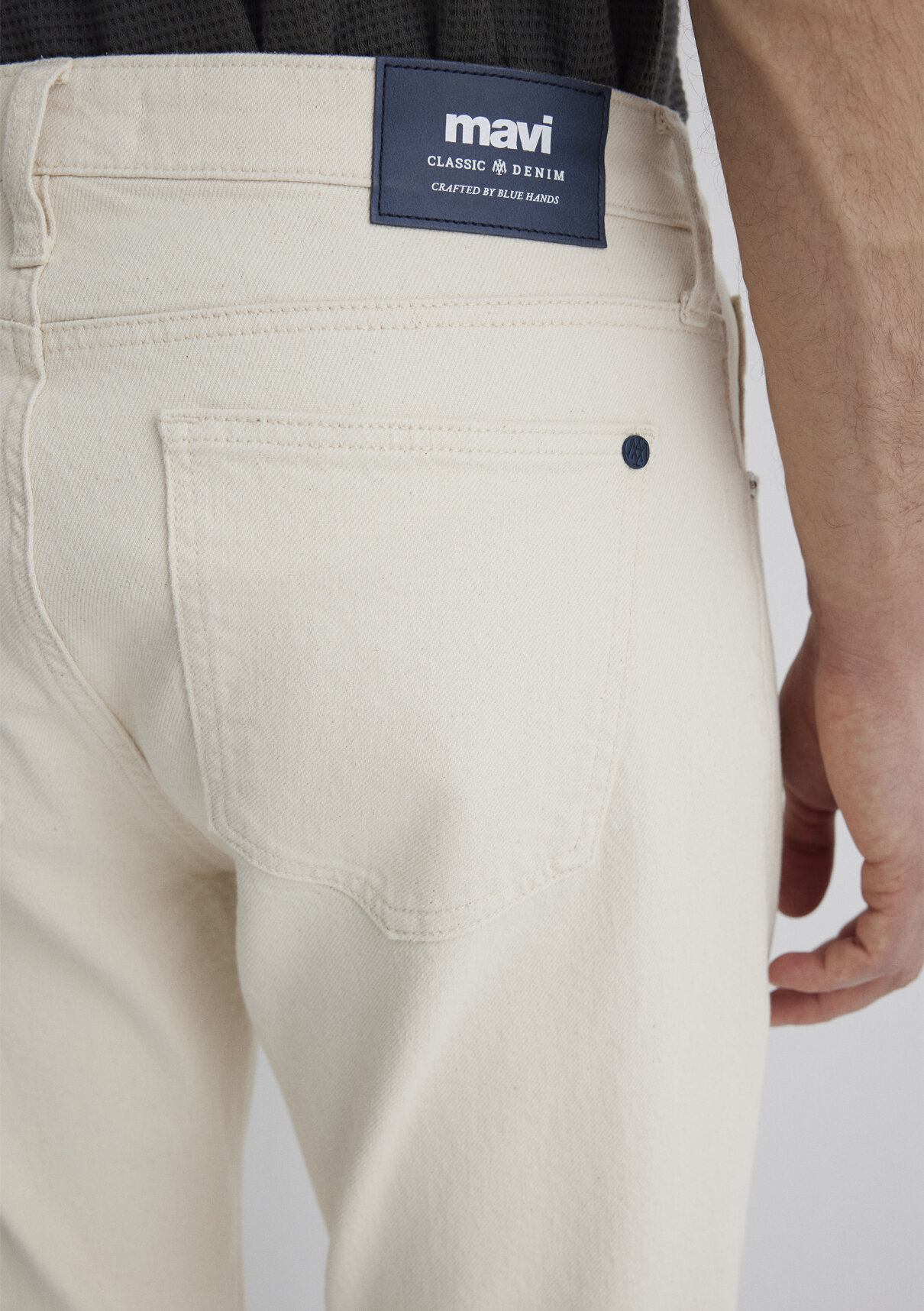Mavi Classic Denim Ekru Jean Pantolon görsel 7