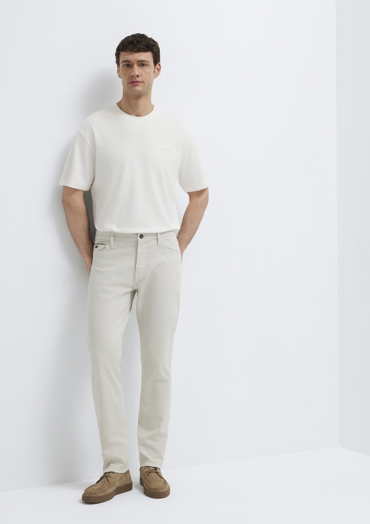 Mavi Milan Mavi Black Gri Gabardin Pantolon görsel 2