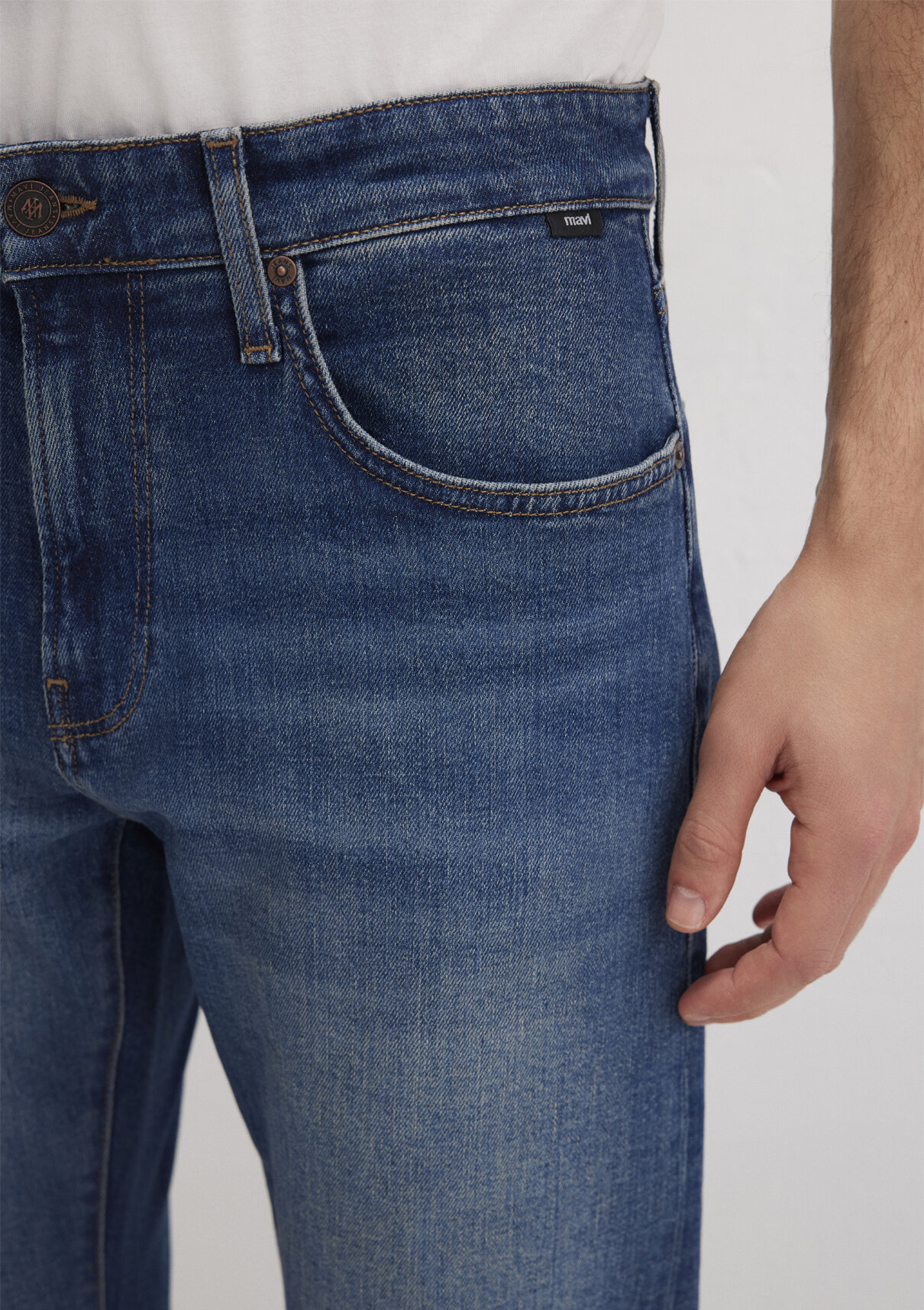 Mavi Classic Denim Vintage Koyu Mavi Jean Pantolon görsel 5