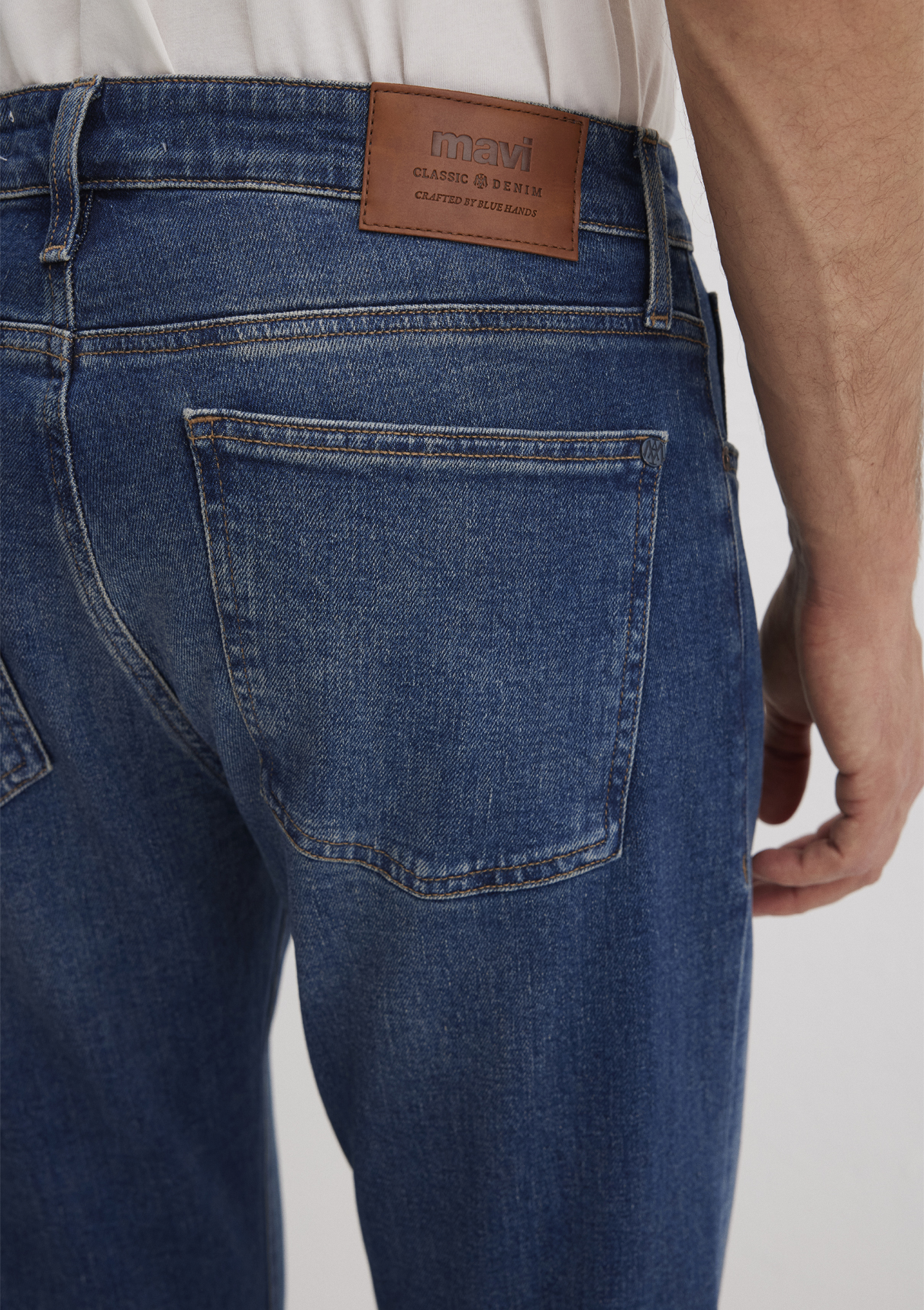 Mavi Classic Denim Vintage Koyu Mavi Jean Pantolon görsel 7