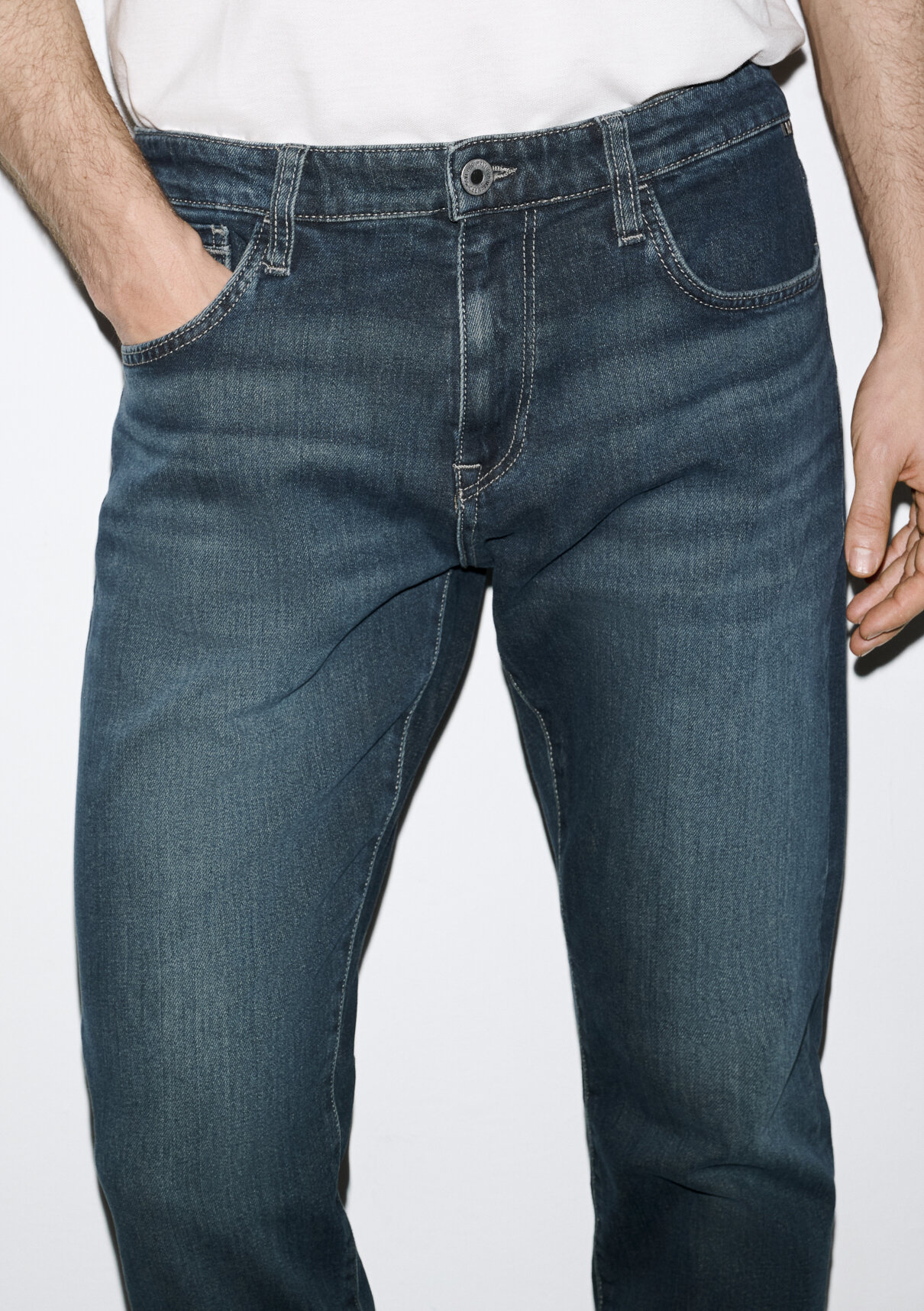 Mavi Pro Koyu Vintage Mavi Jean Pantolon görsel 7