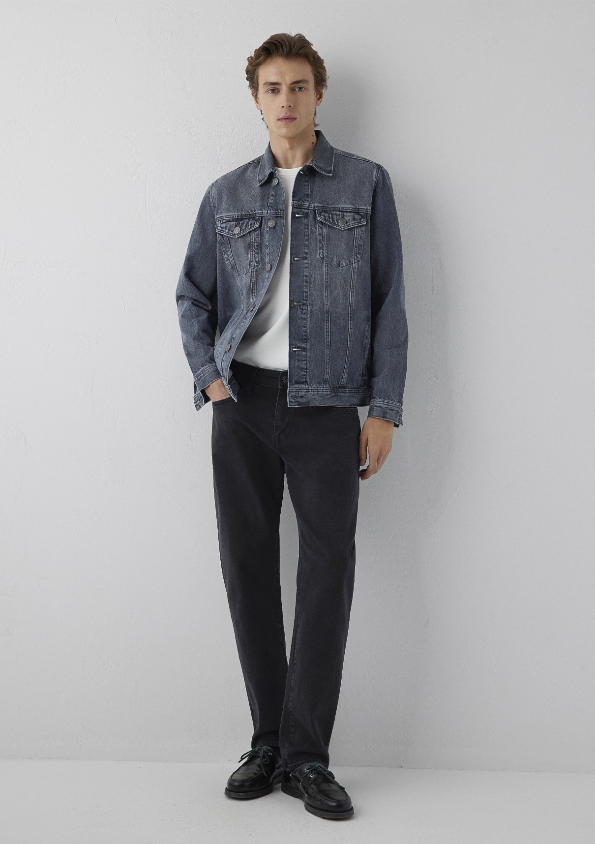 Mavi Drake Classic Denim Gri Jean Ceket