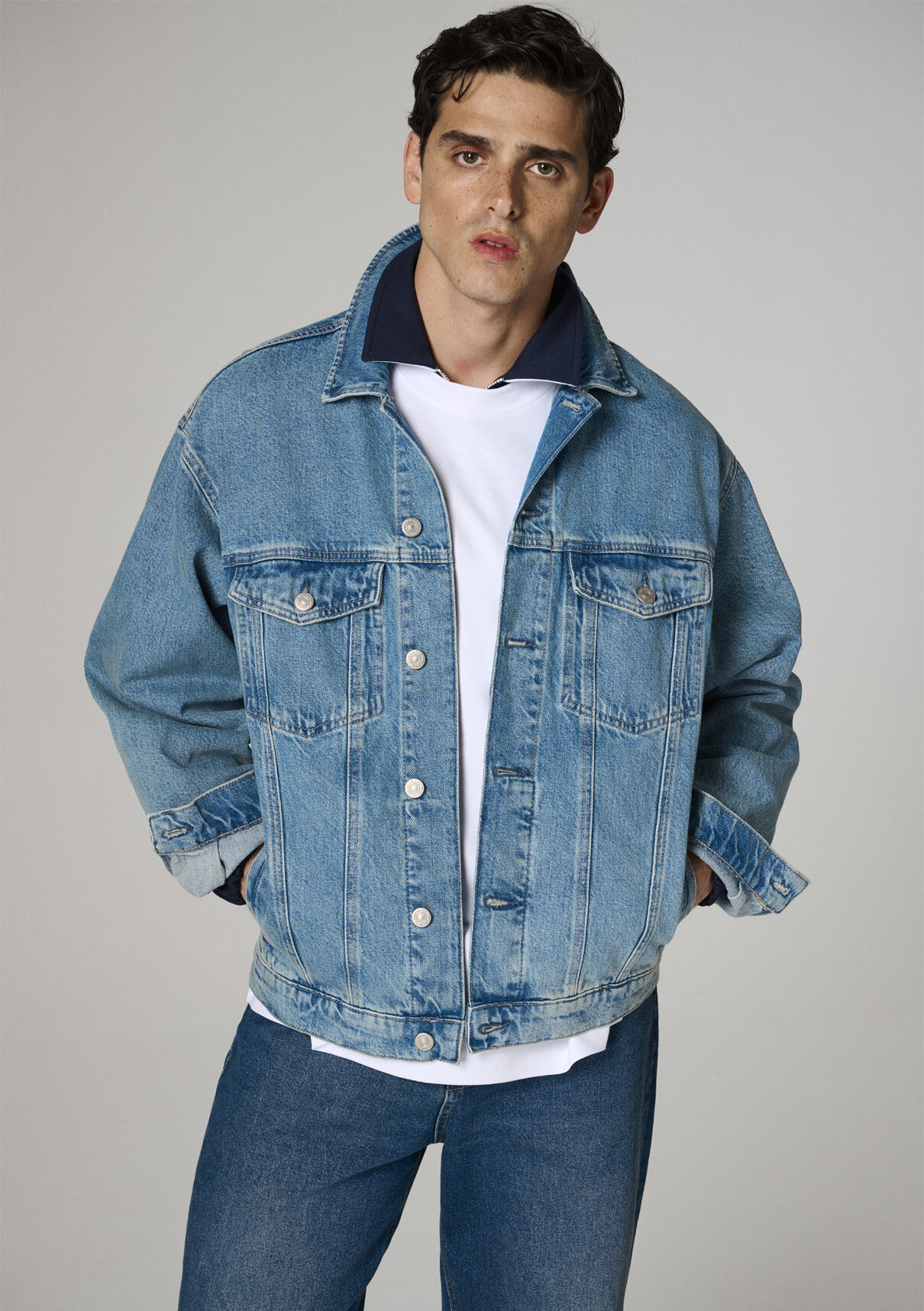 Mavi Kenan Yıldız x Mavi Ryan Dusty Lt Blue Mavi Pro Denim Ceket görsel 2