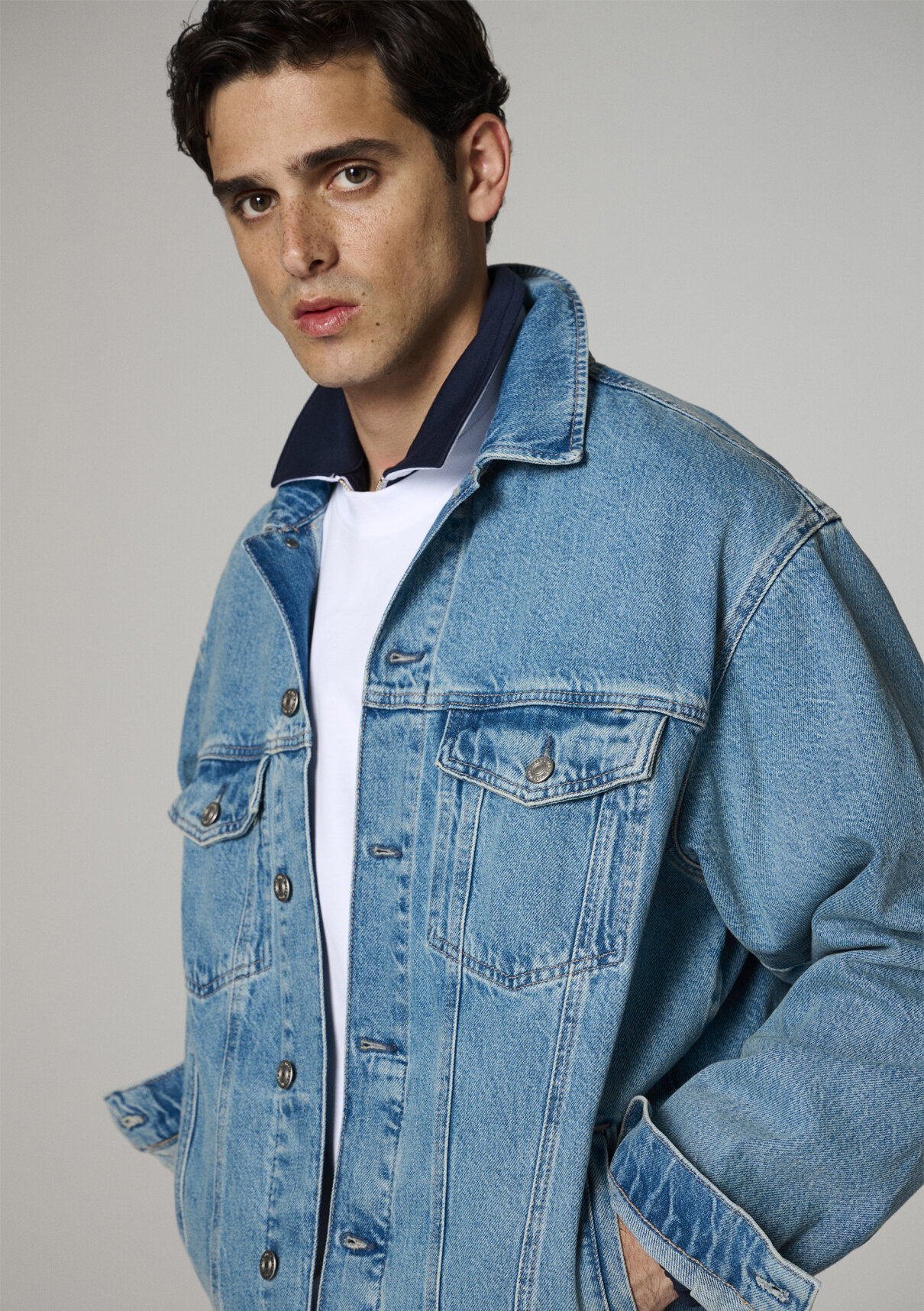 Mavi Kenan Yıldız x Mavi Ryan Dusty Lt Blue Mavi Pro Denim Ceket görsel 3