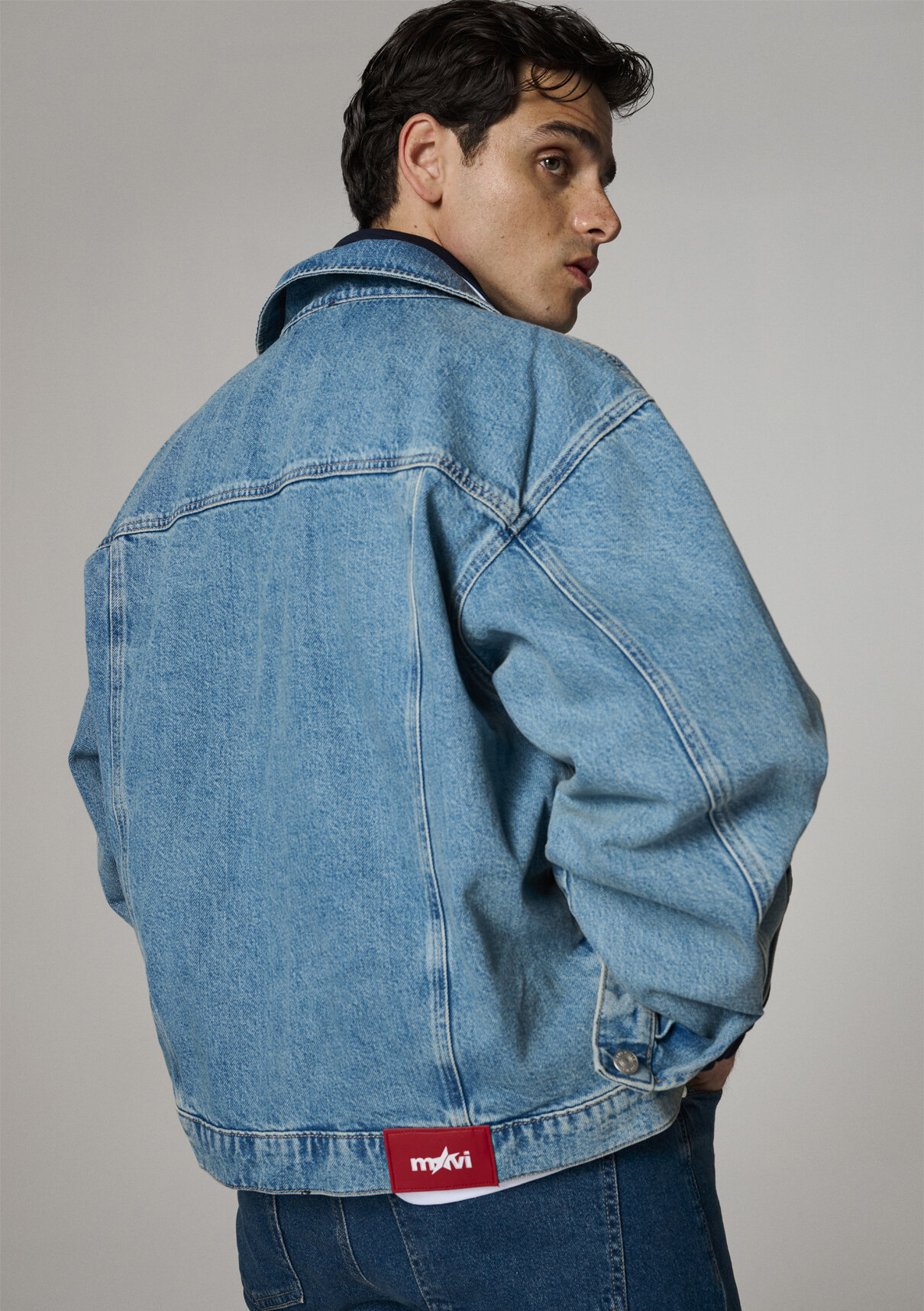 Mavi Kenan Yıldız x Mavi Ryan Dusty Lt Blue Mavi Pro Denim Ceket görsel 5