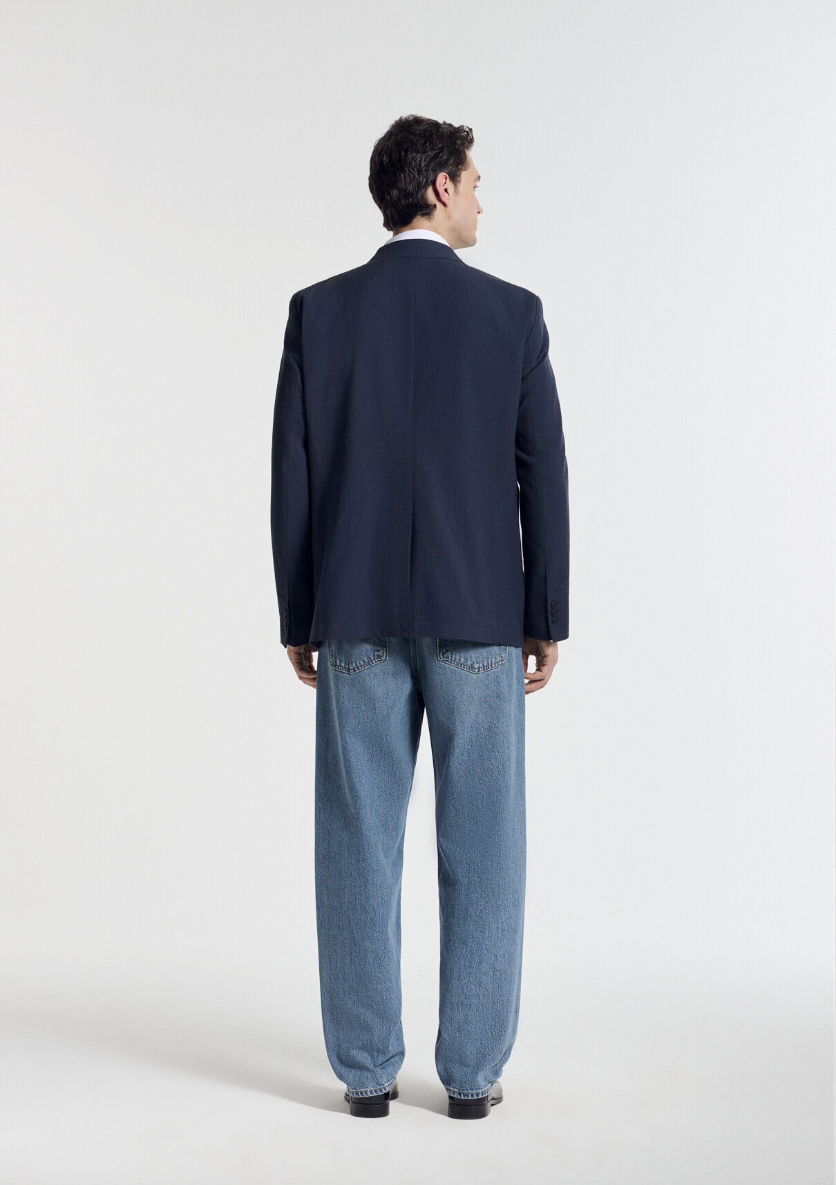 Mavi Lacivert Blazer görsel 5