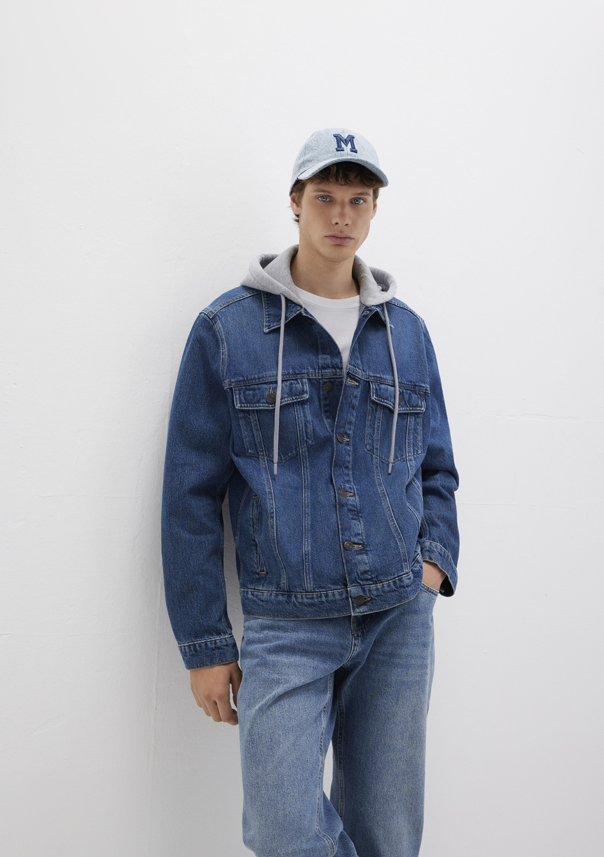 Mavi Brandon 90lar Vintage Koyu Mavi Jean Ceket