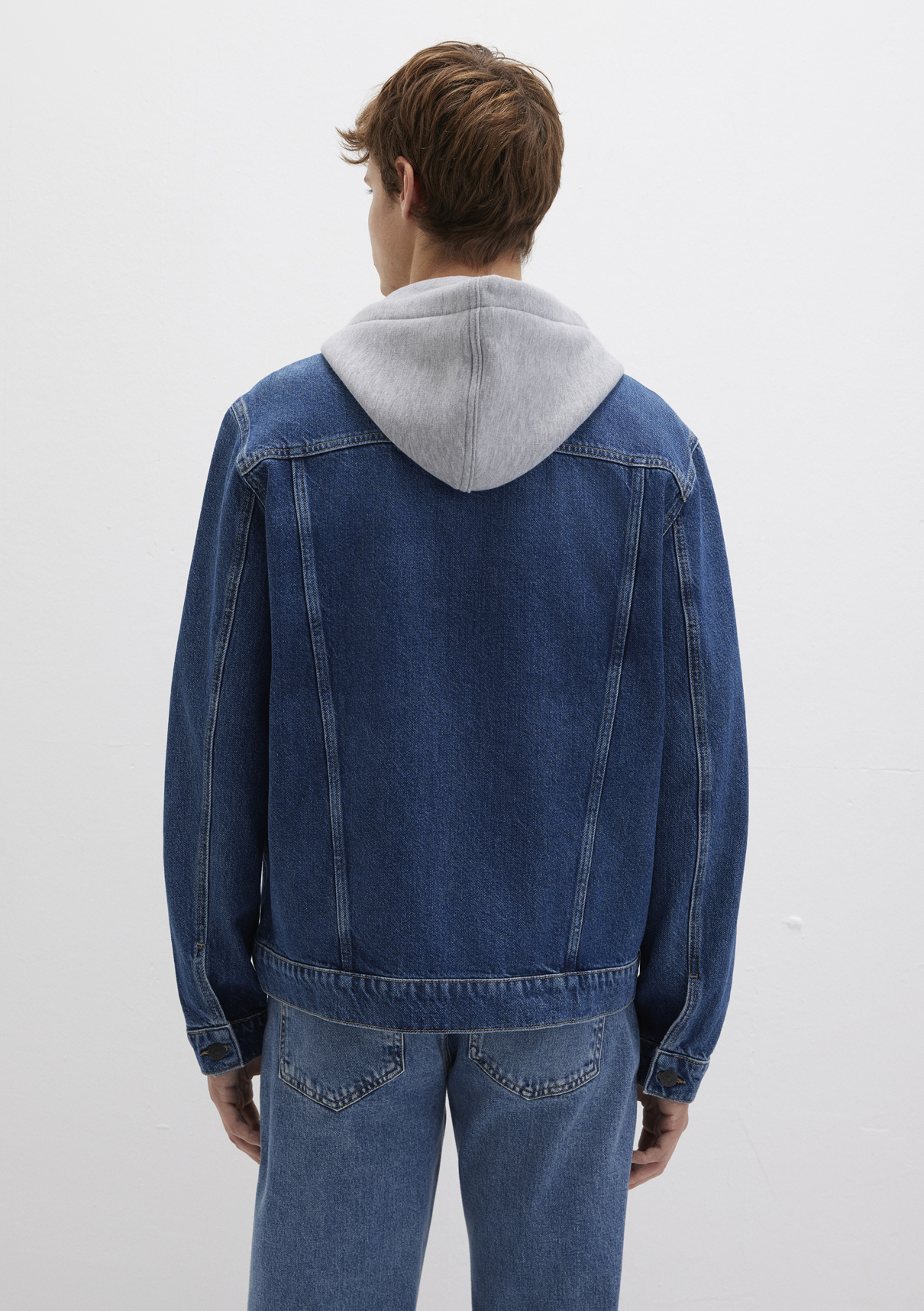 Mavi Brandon 90lar Vintage Koyu Mavi Jean Ceket görsel 6