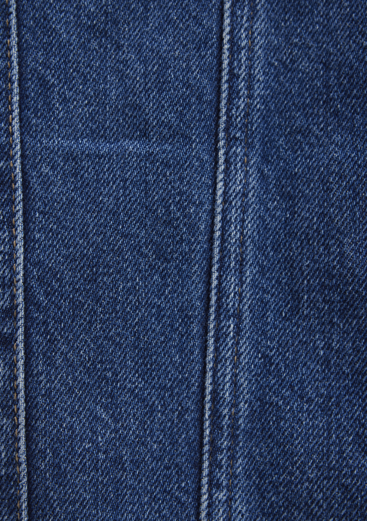 Mavi Brandon 90lar Vintage Koyu Mavi Jean Ceket görsel 8