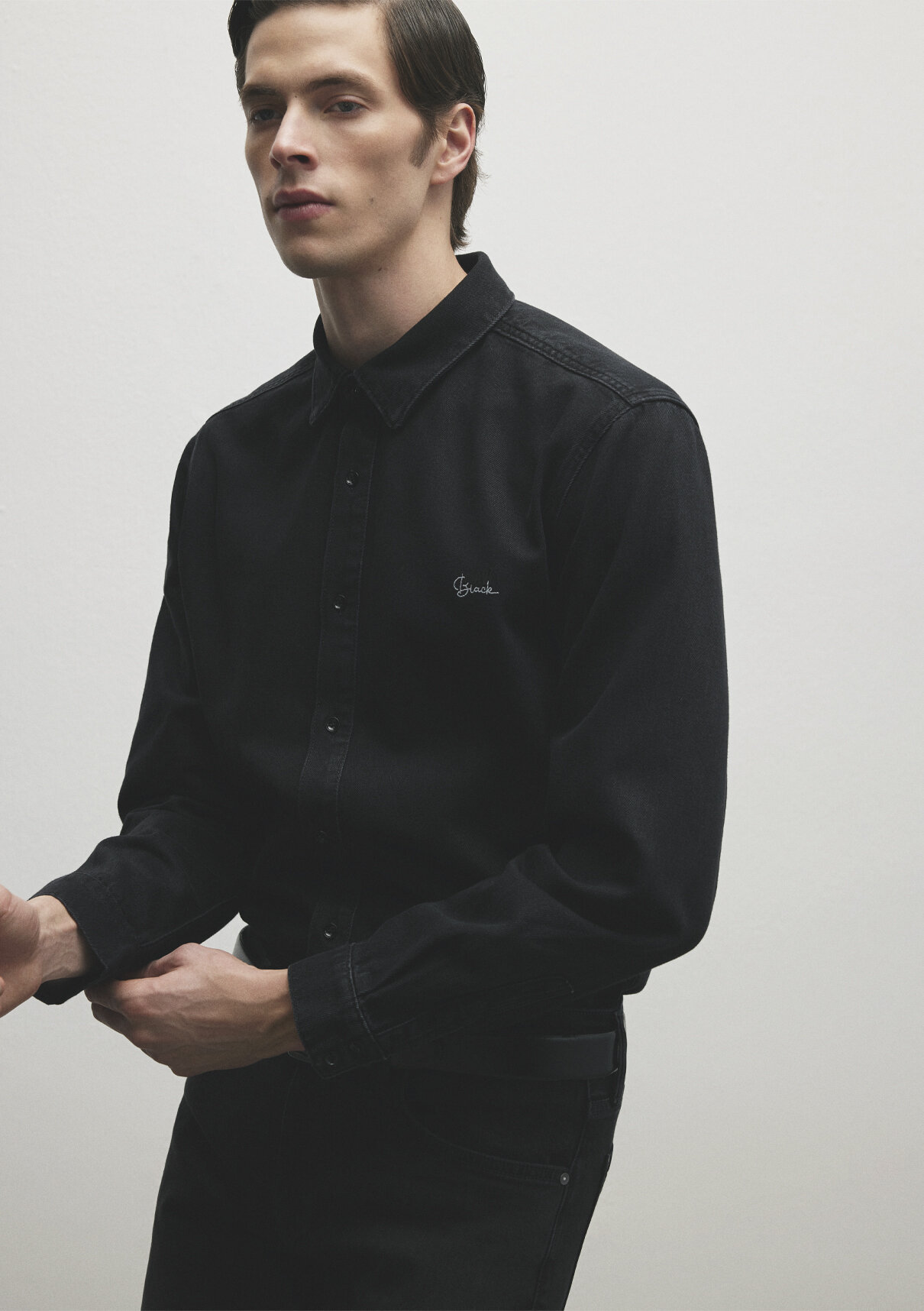 Mavi Roy Lux Black Antrasit Jean Gömlek