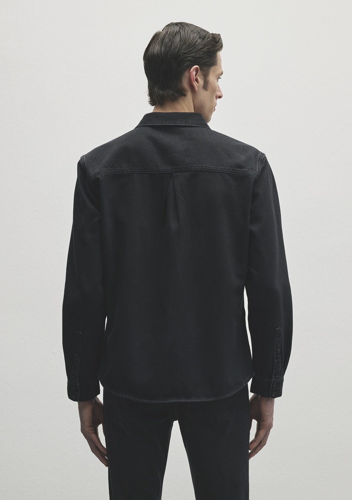 Mavi Roy Lux Black Antrasit Jean Gömlek görsel 3