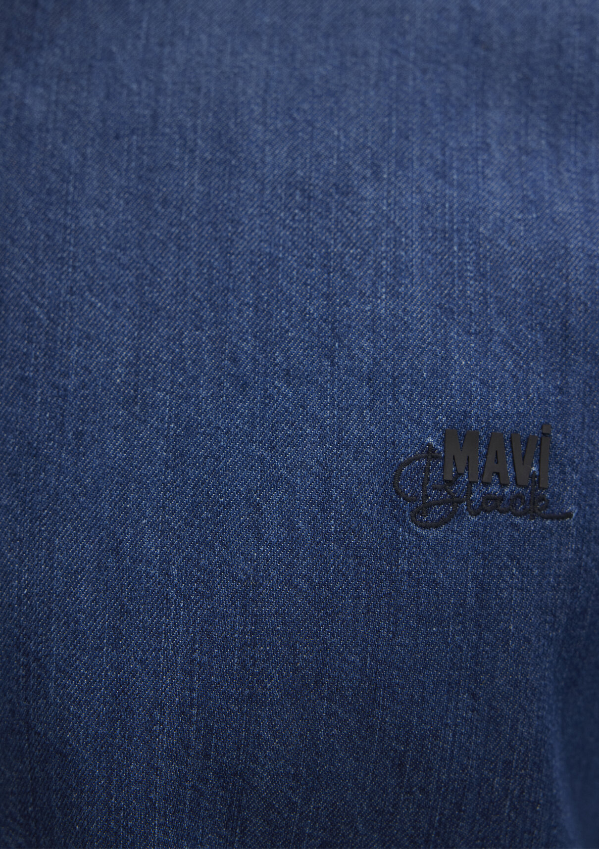 Mavi Roy Lux Black Koyu Indigo Mavisi Jean Gömlek görsel 6