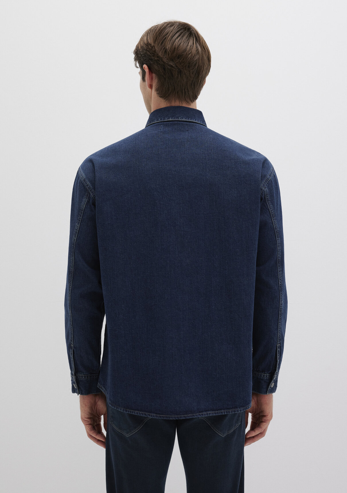 Mavi Aidan Mavi Black Vintage Indigo Mavisi Jean Gömlek görsel 5