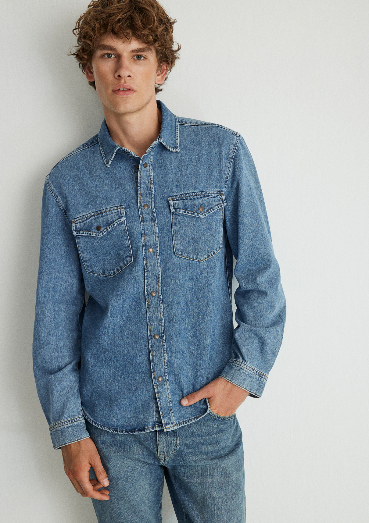 Mavi Ted Indigo Mavisi Denim Jean Gömlek