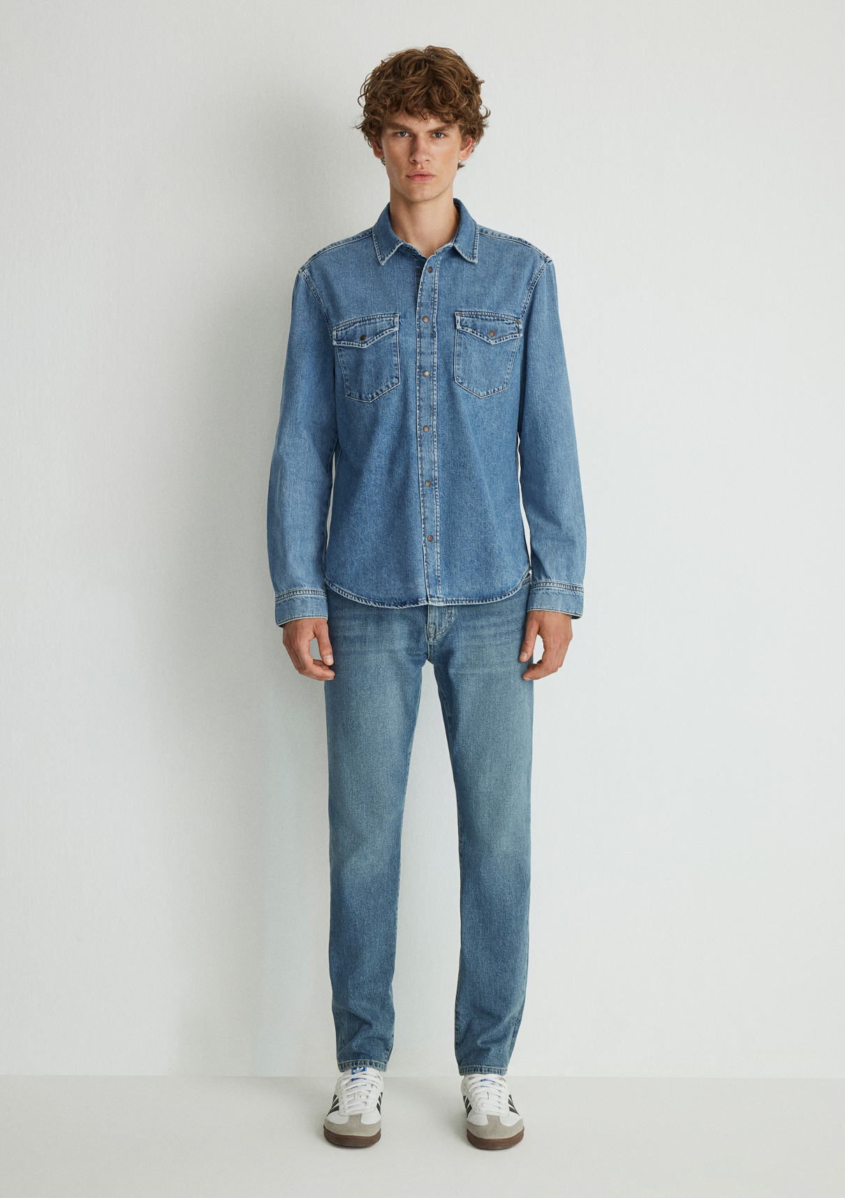 Mavi Ted Indigo Mavisi Denim Jean Gömlek görsel 2