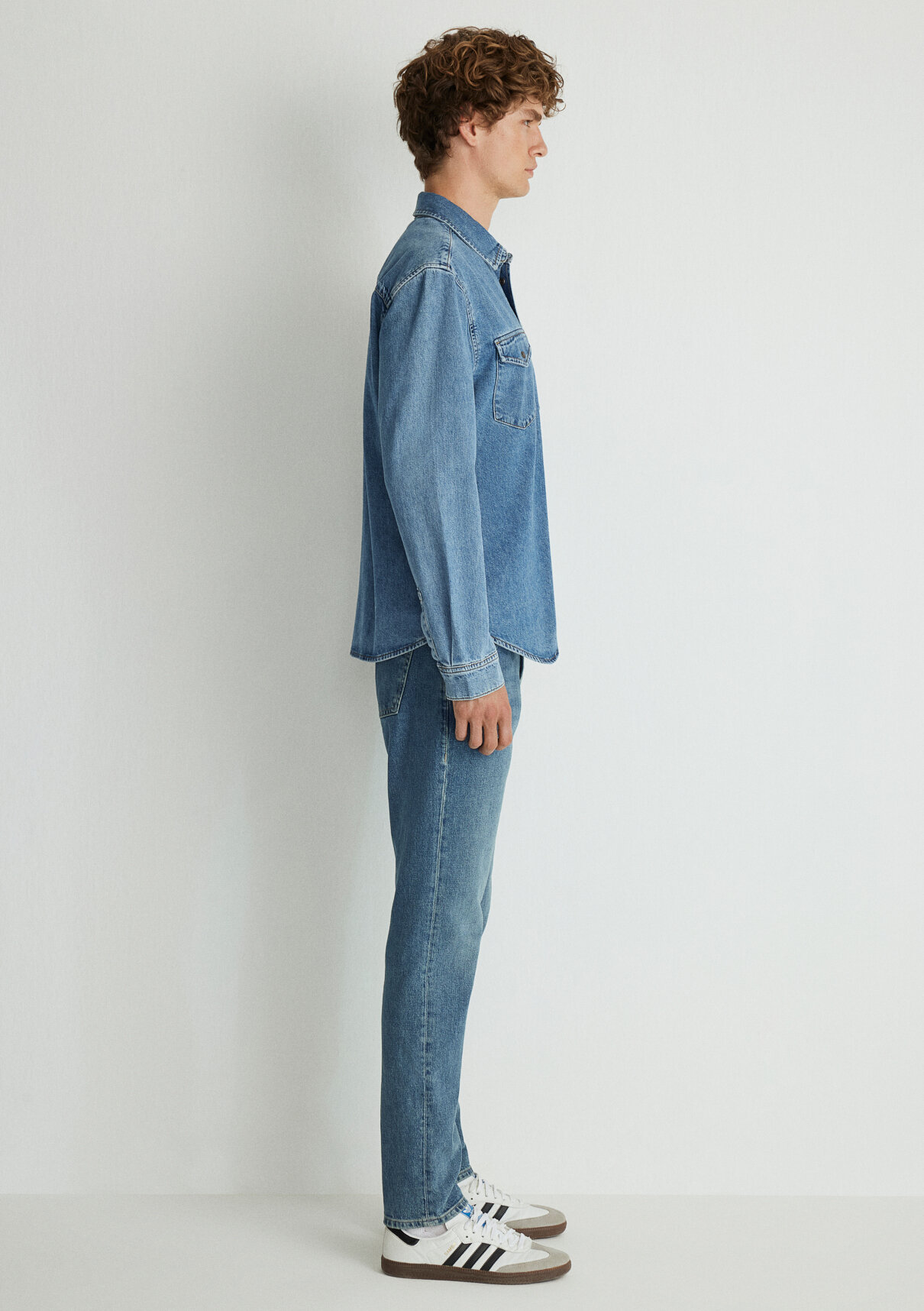 Mavi Ted Indigo Mavisi Denim Jean Gömlek görsel 3