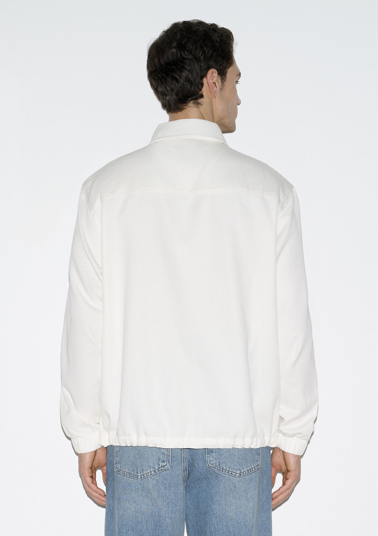 Mavi Ekru Polo Sweatshirt görsel 5